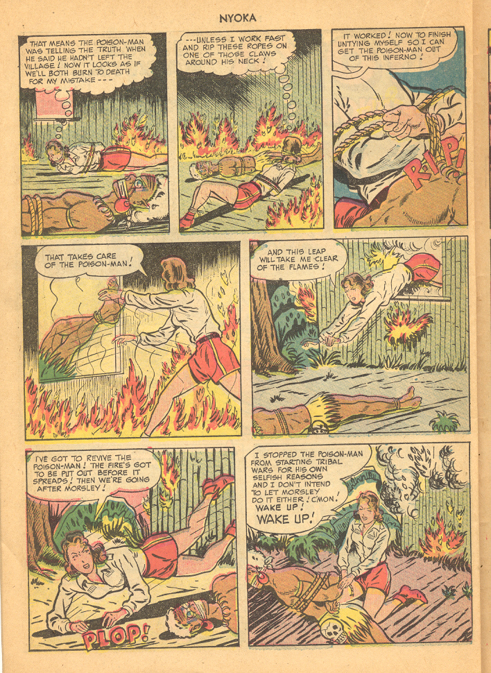 Read online Nyoka the Jungle Girl (1945) comic -  Issue #37 - 38