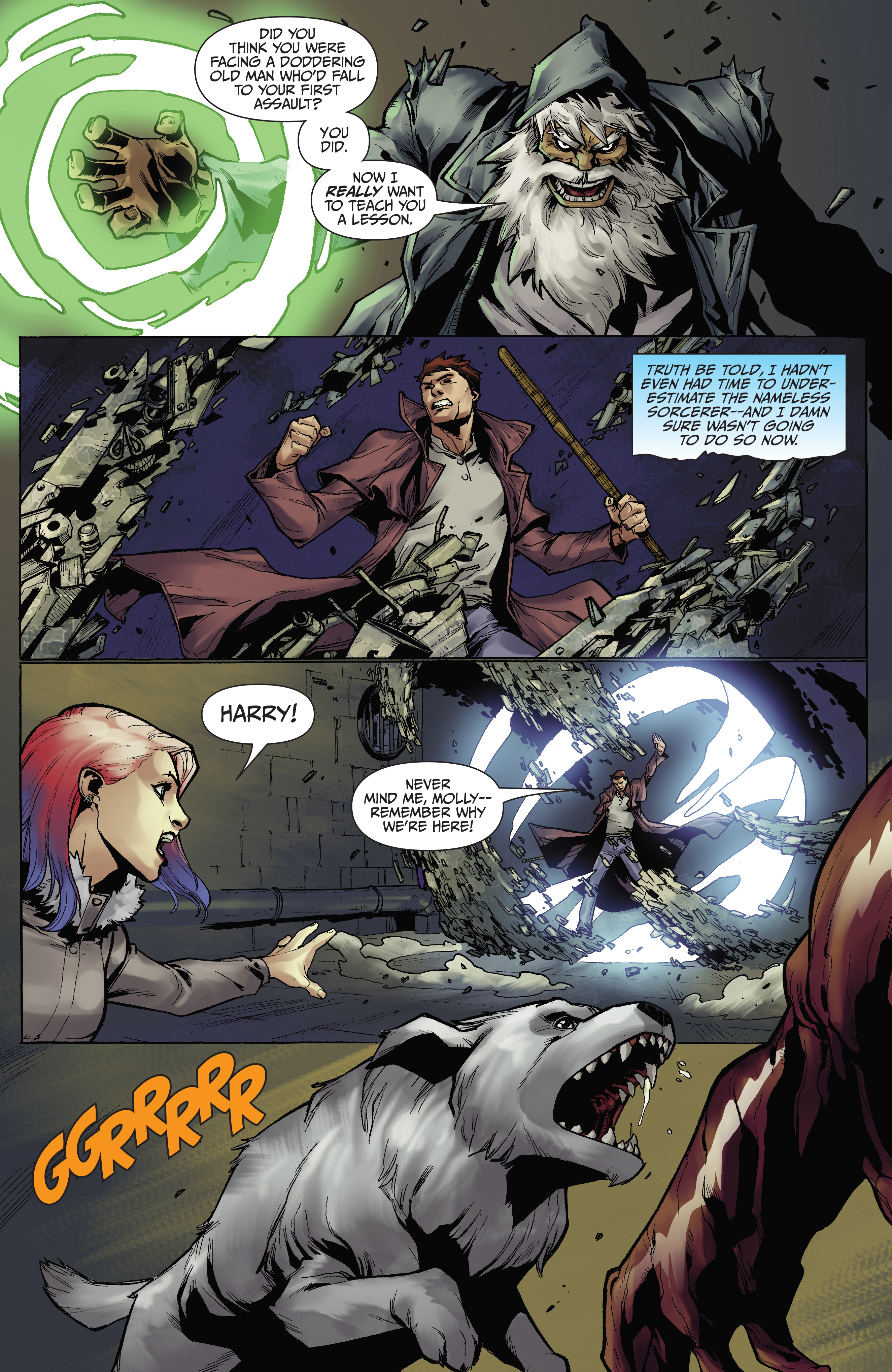 Read online Jim Butcher's The Dresden Files: Down Town comic -  Issue #5 - 5