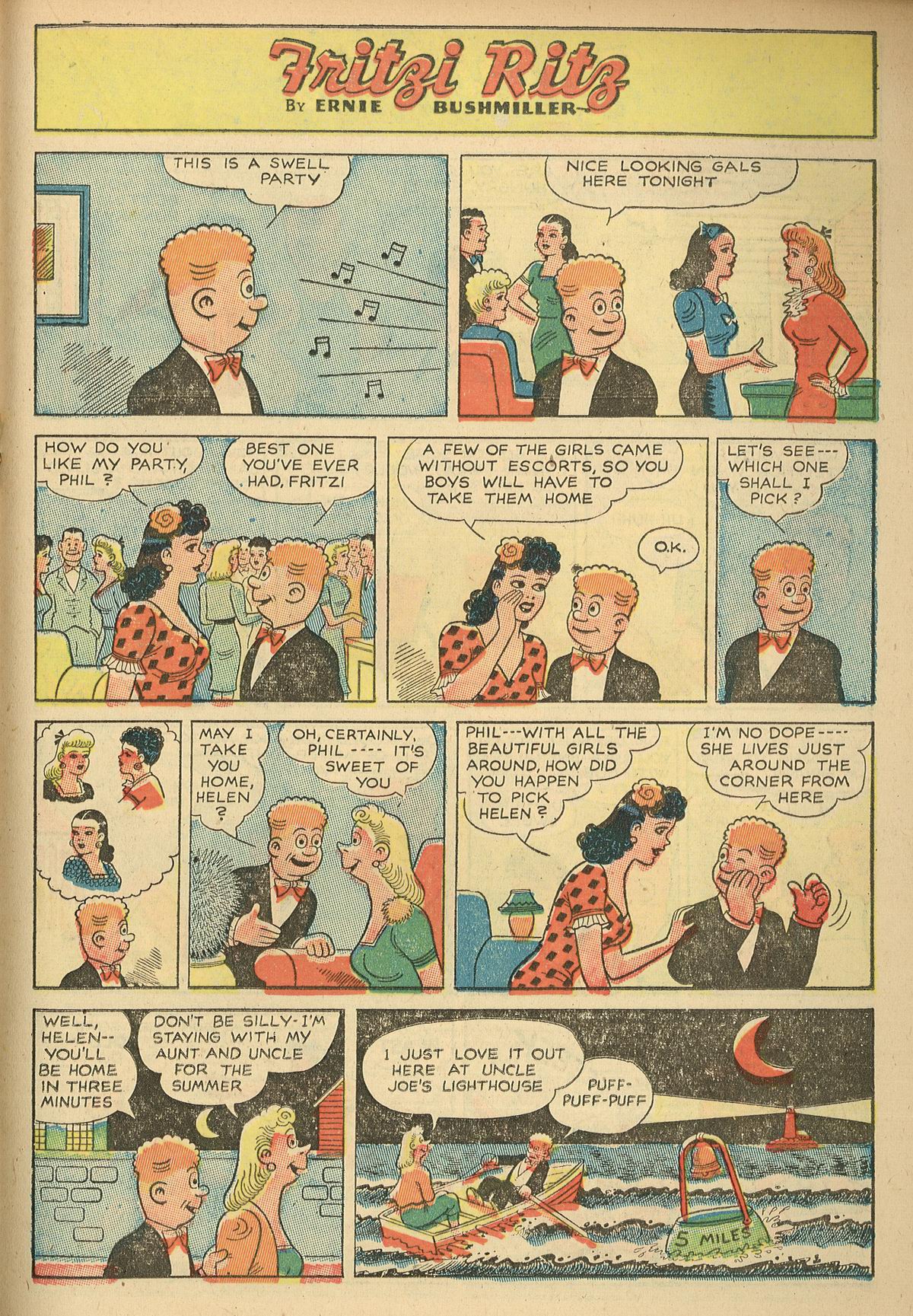 Read online Fritzi Ritz (1953) comic -  Issue #3 - 19