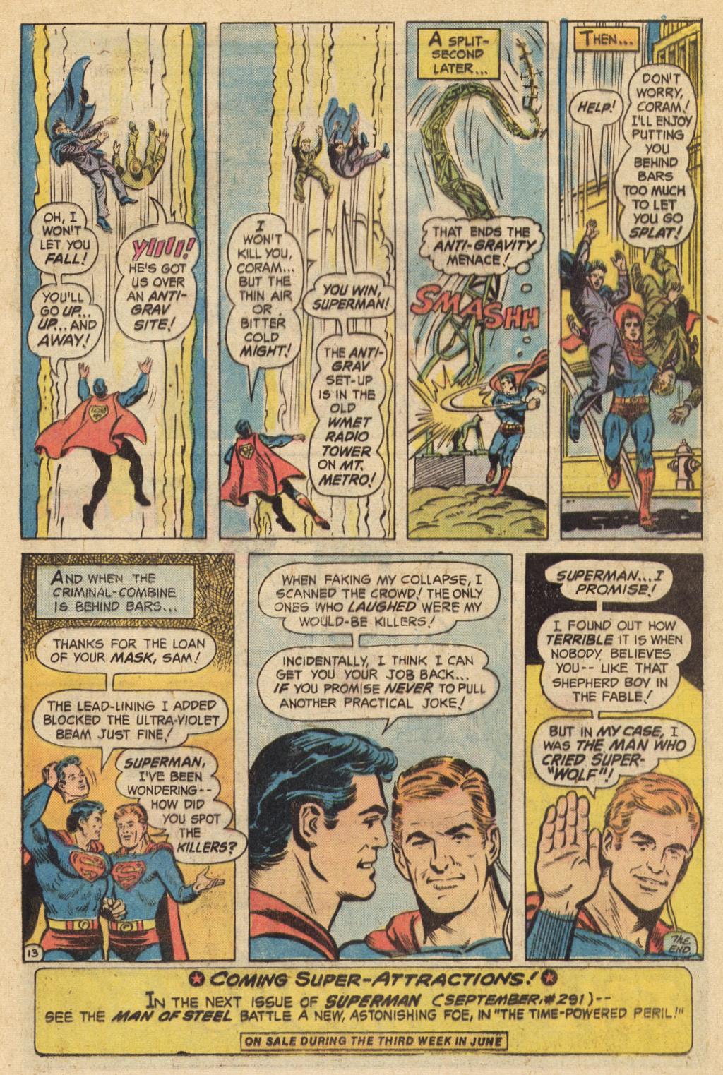 Read online Superman (1939) comic -  Issue #290 - 14