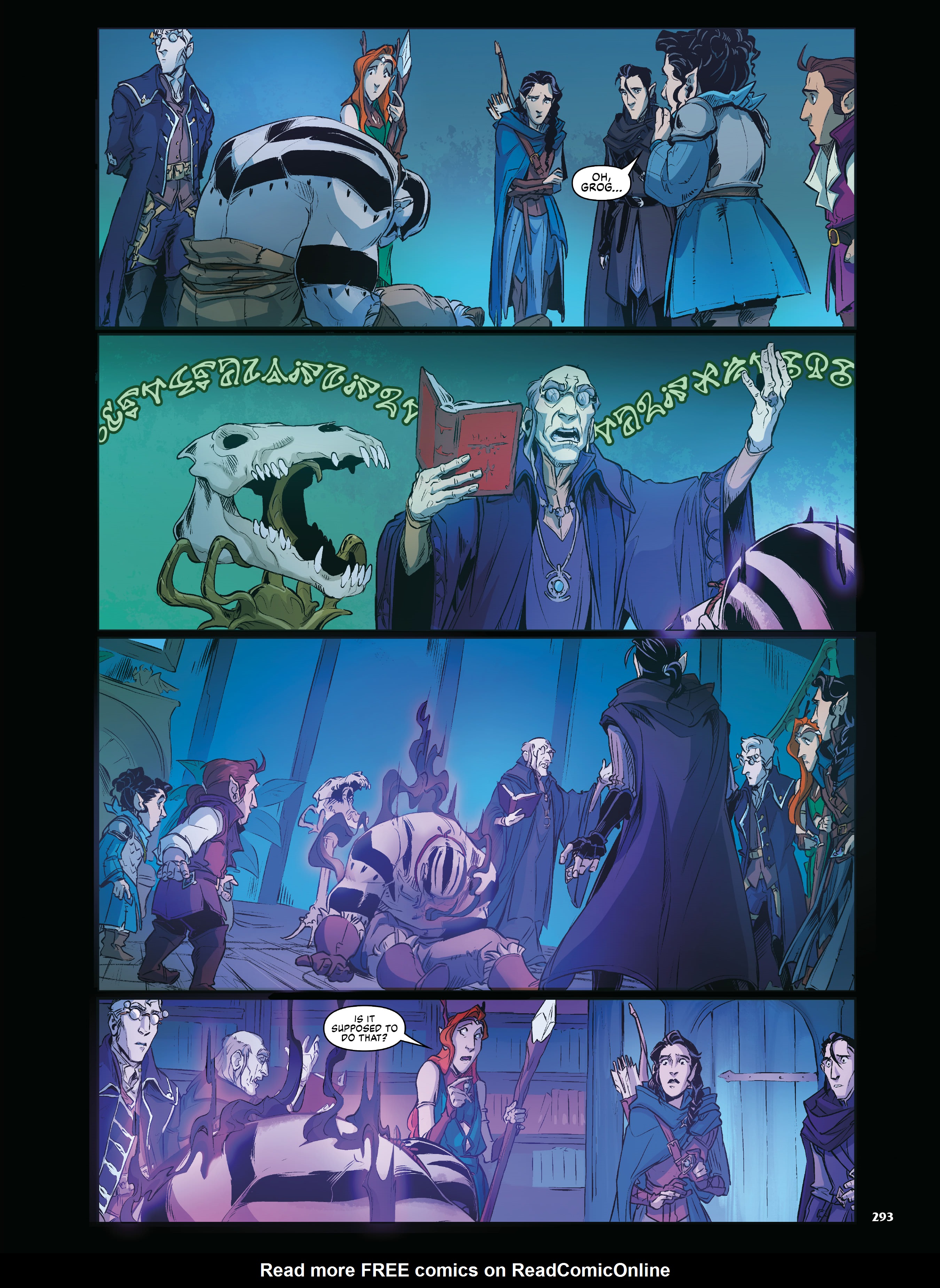 Read online Critical Role Vox Machina Origins comic -  Issue # (2019) _TPB Library Edition (Part 3) - 94