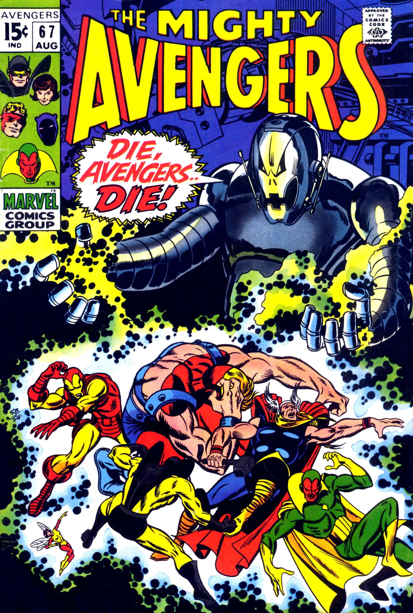 Read online The Avengers (1963) comic -  Issue #67 - 1