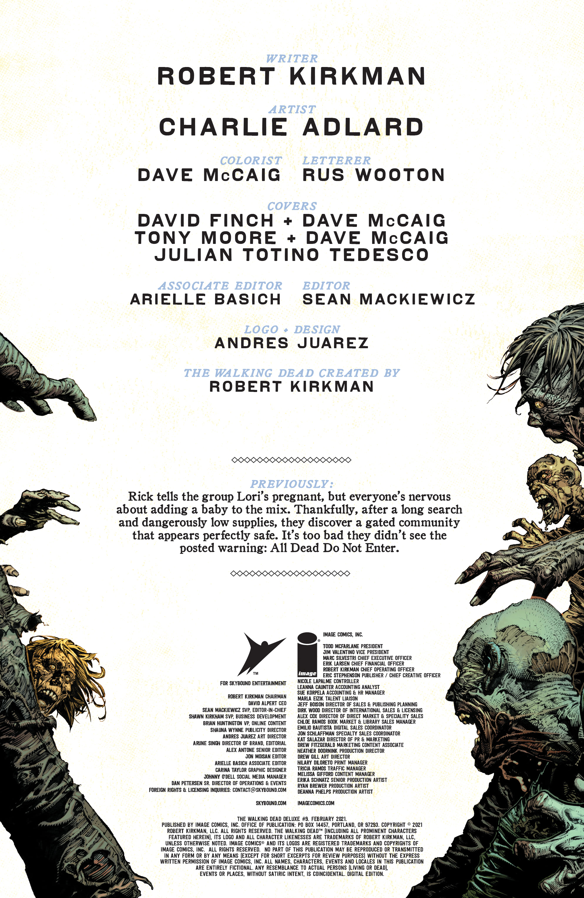 Read online The Walking Dead Deluxe comic -  Issue #9 - 2