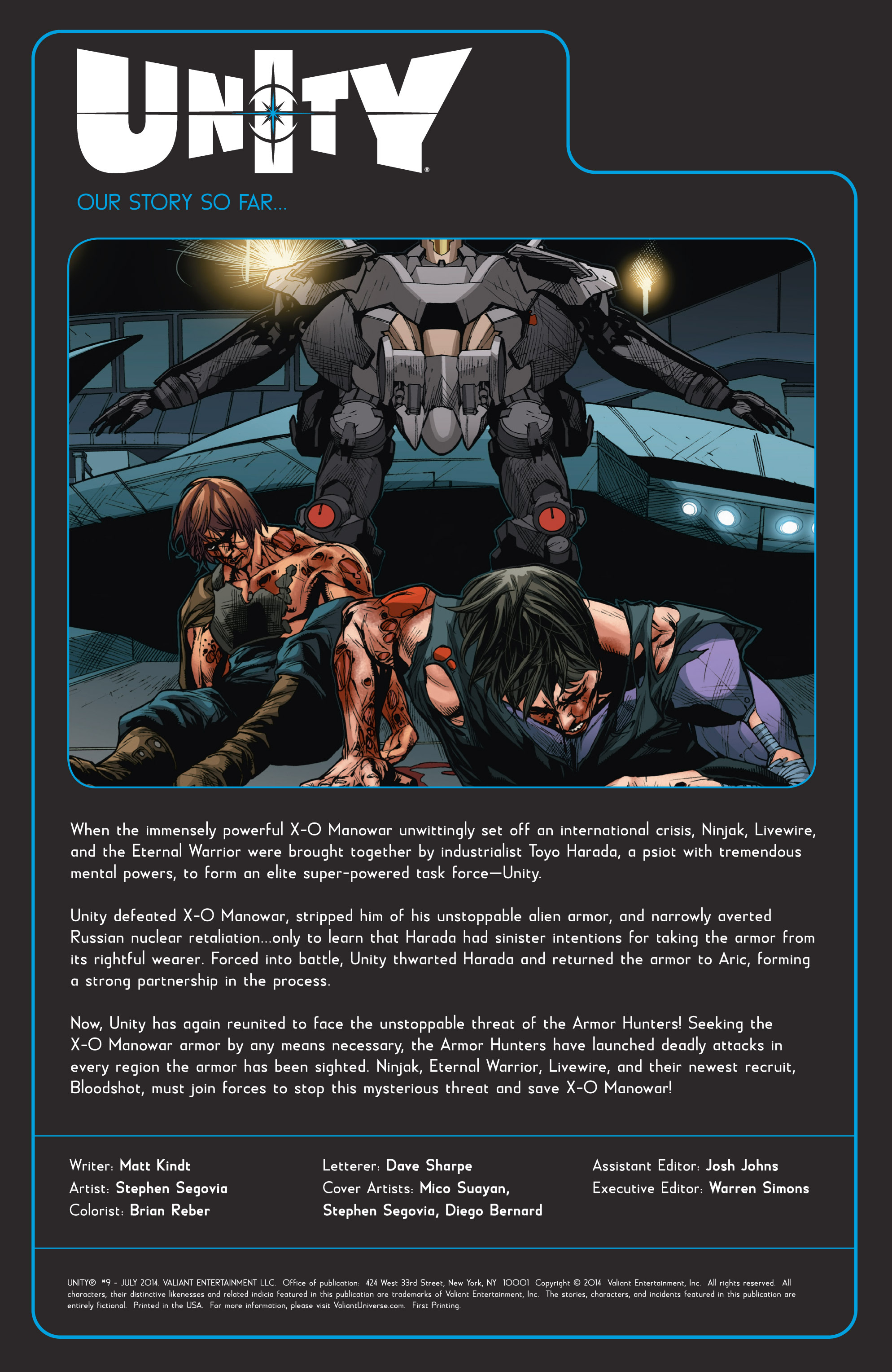 Read online Unity (2013) comic -  Issue #9 - 2