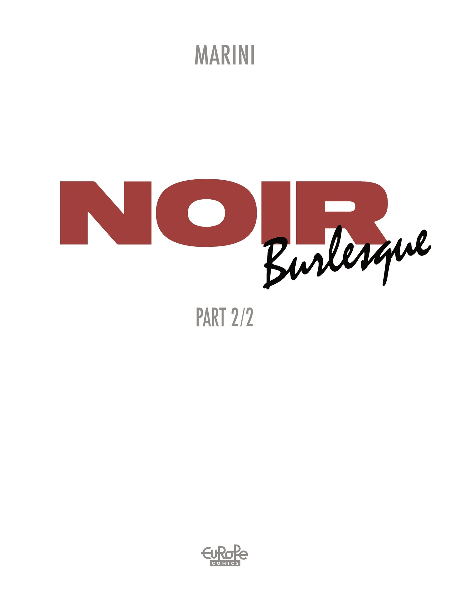 Read online Noir Burlesque comic -  Issue #2 - 2