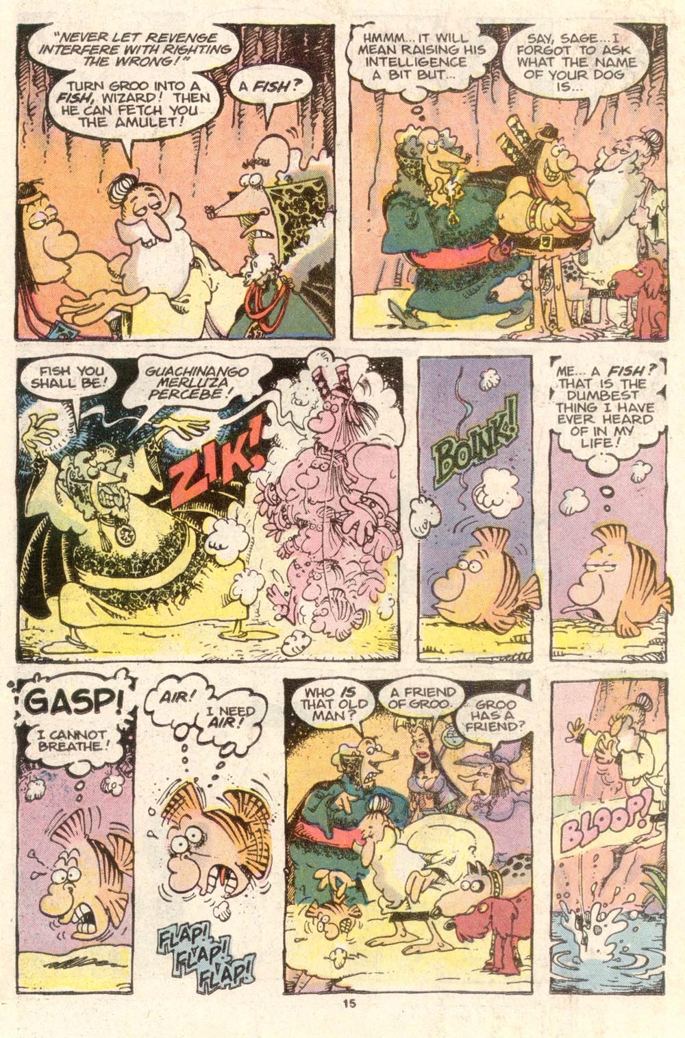 Read online Sergio Aragonés Groo the Wanderer comic -  Issue #34 - 15