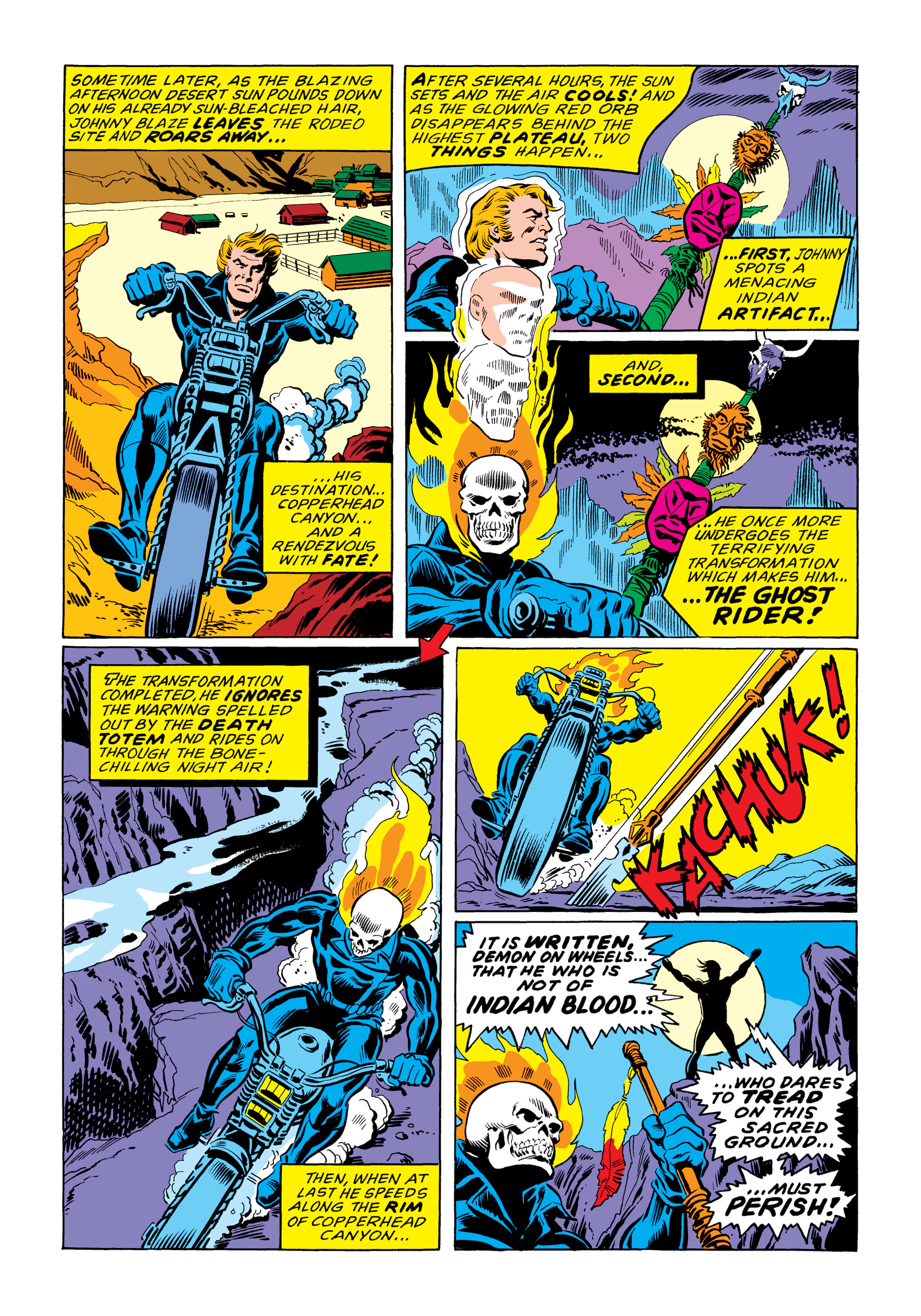 Read online Marvel Masterworks: Ghost Rider comic -  Issue # TPB 1 (Part 1) - 90