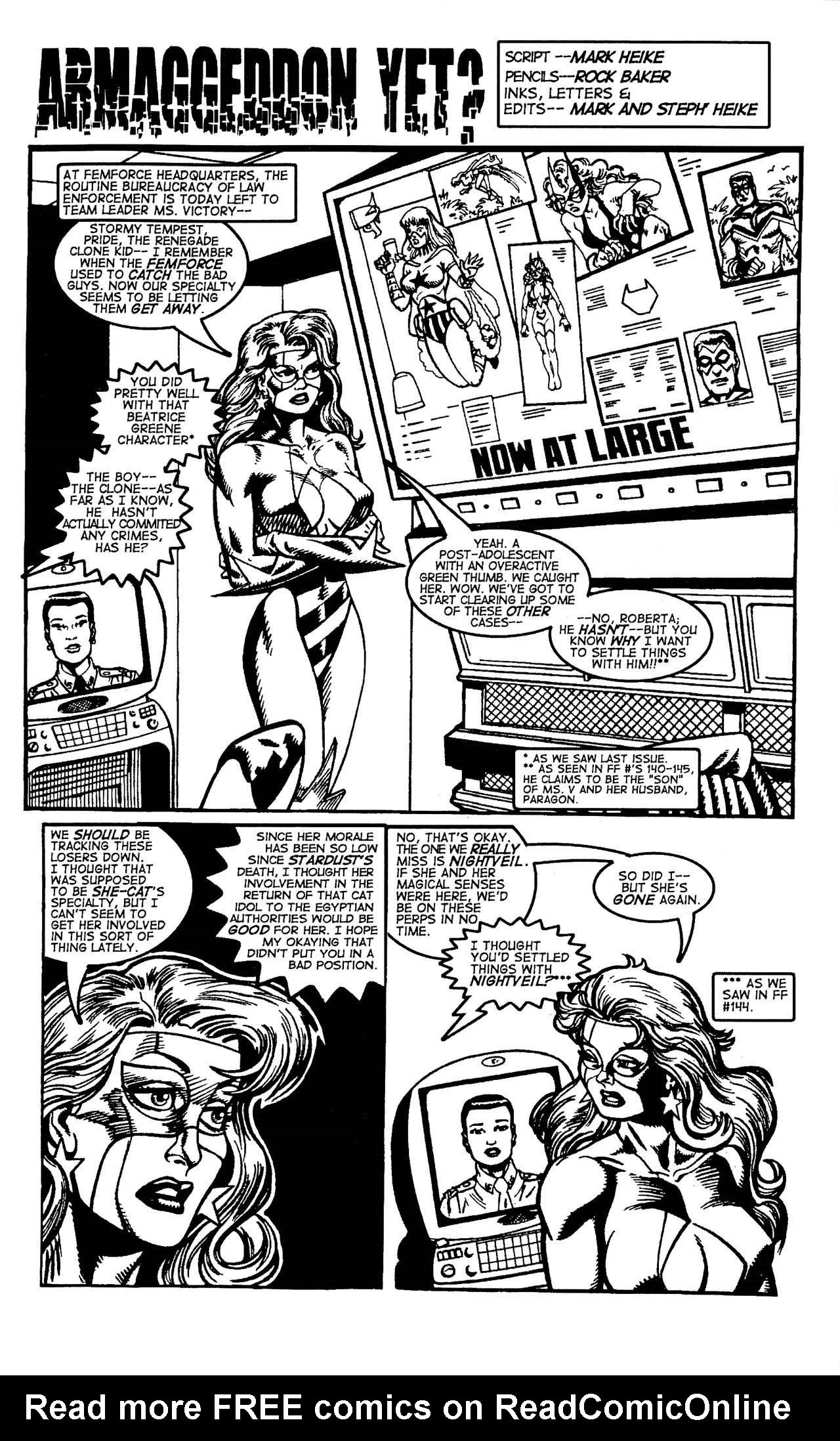 Read online Femforce comic -  Issue #147 - 19