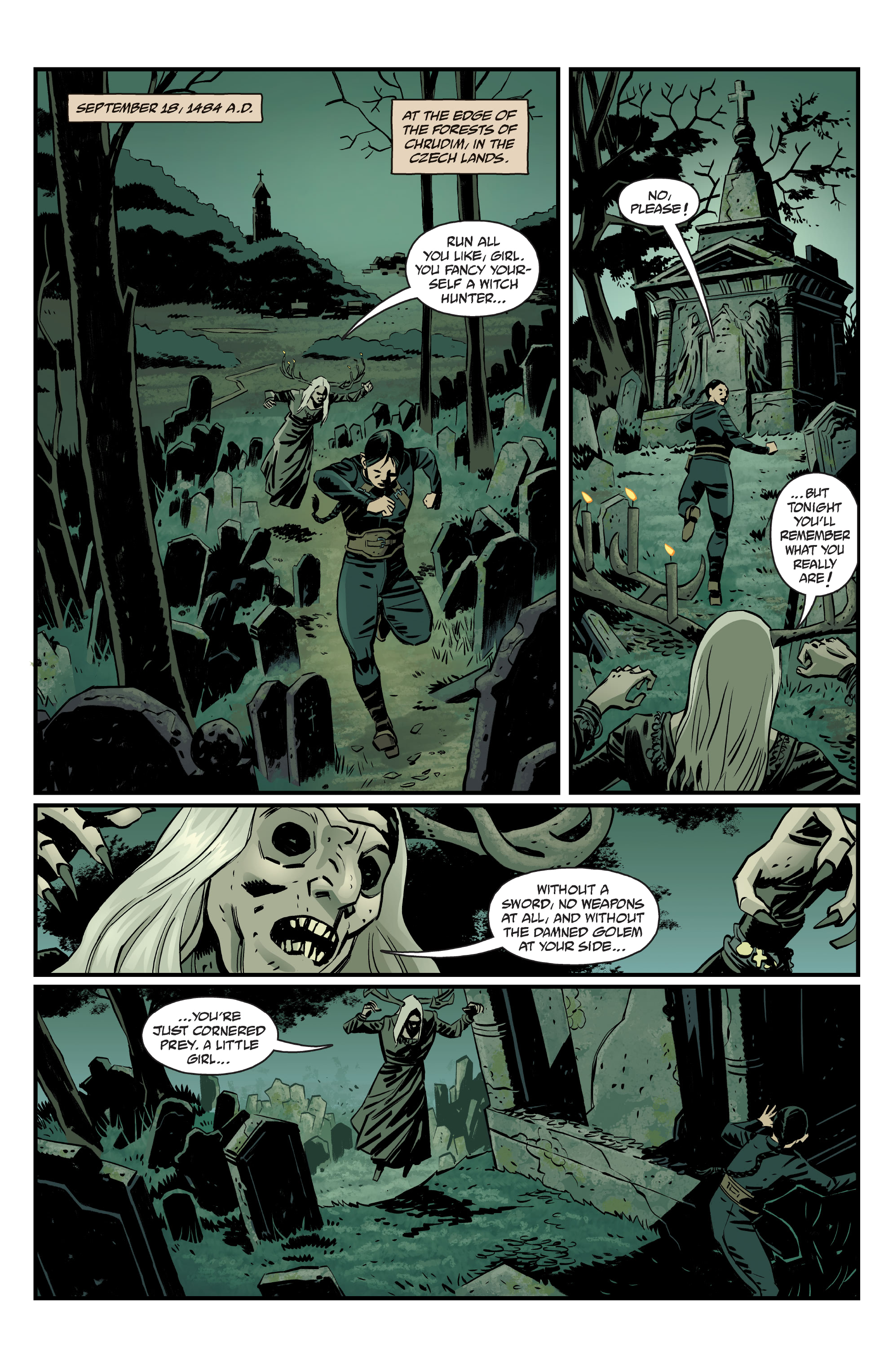 Read online The Golem Walks Among Us! comic -  Issue #2 - 3
