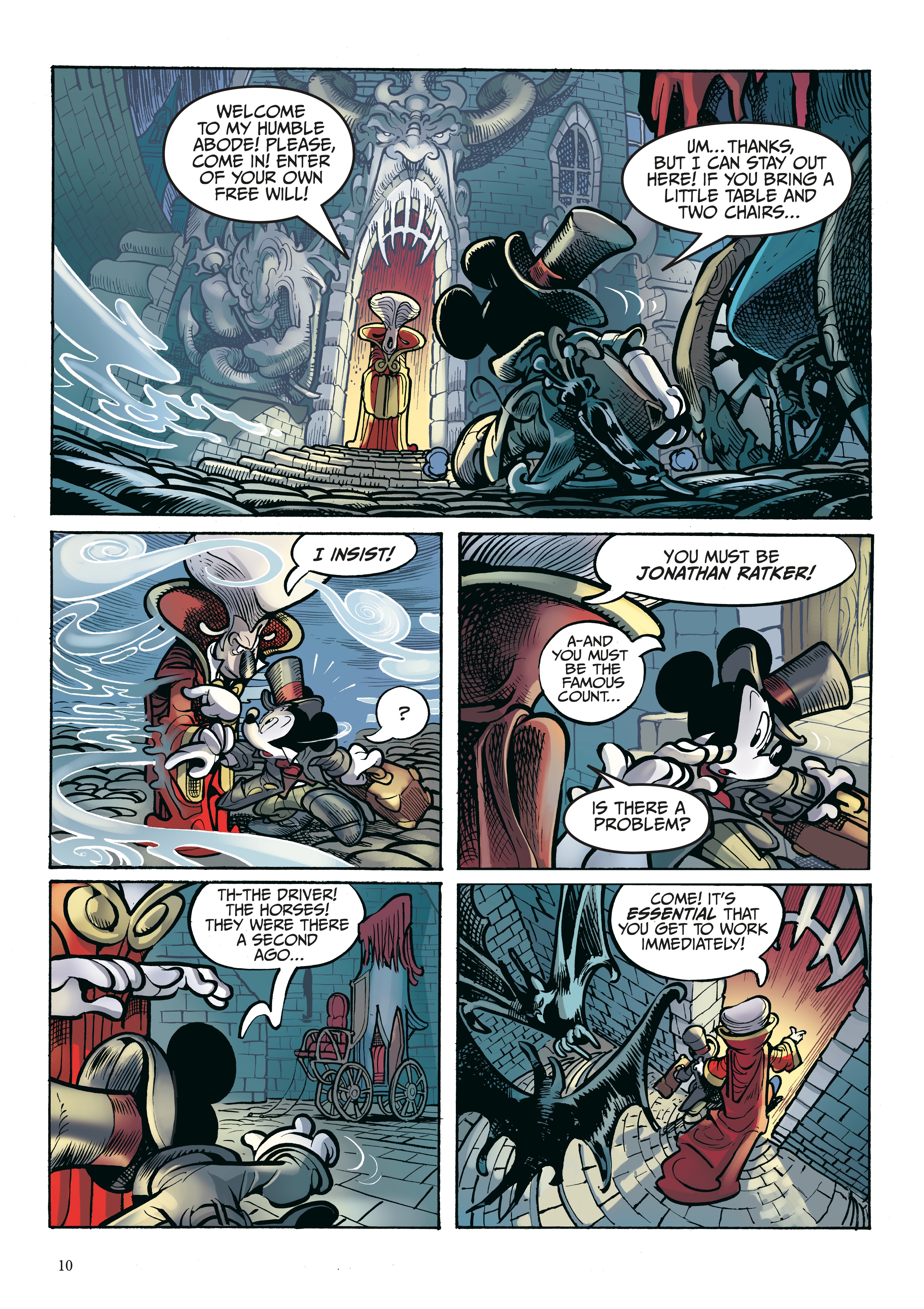 Read online Disney Dracula, Starring Mickey Mouse comic -  Issue # TPB - 10