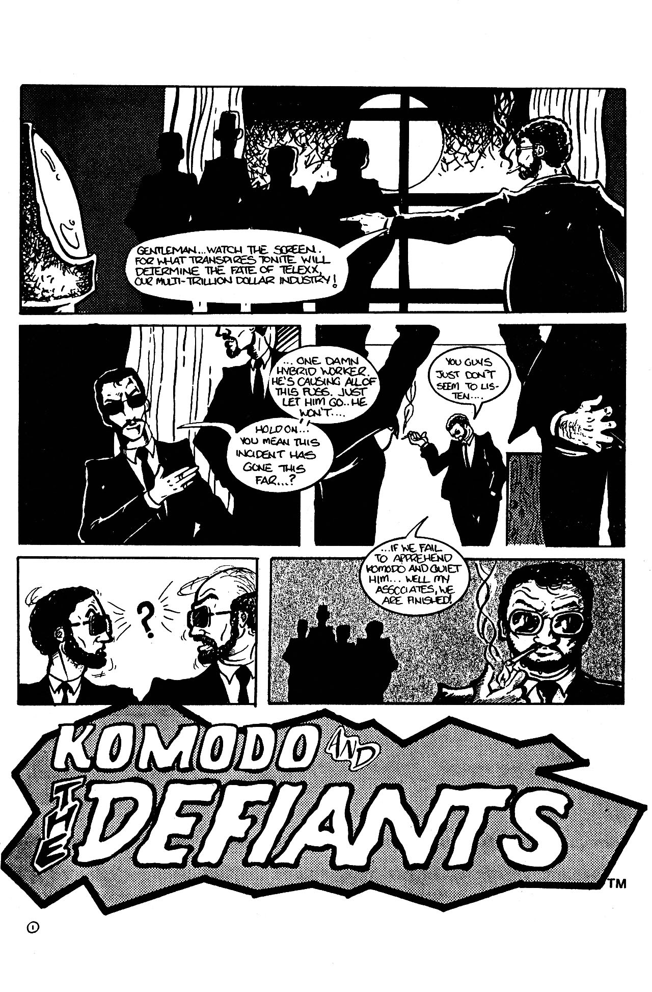 Read online Komodo And The Defiants comic -  Issue # Full - 4