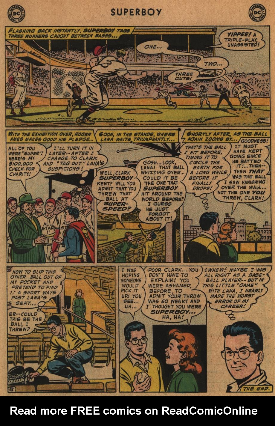 Read online Superboy (1949) comic -  Issue #57 - 30