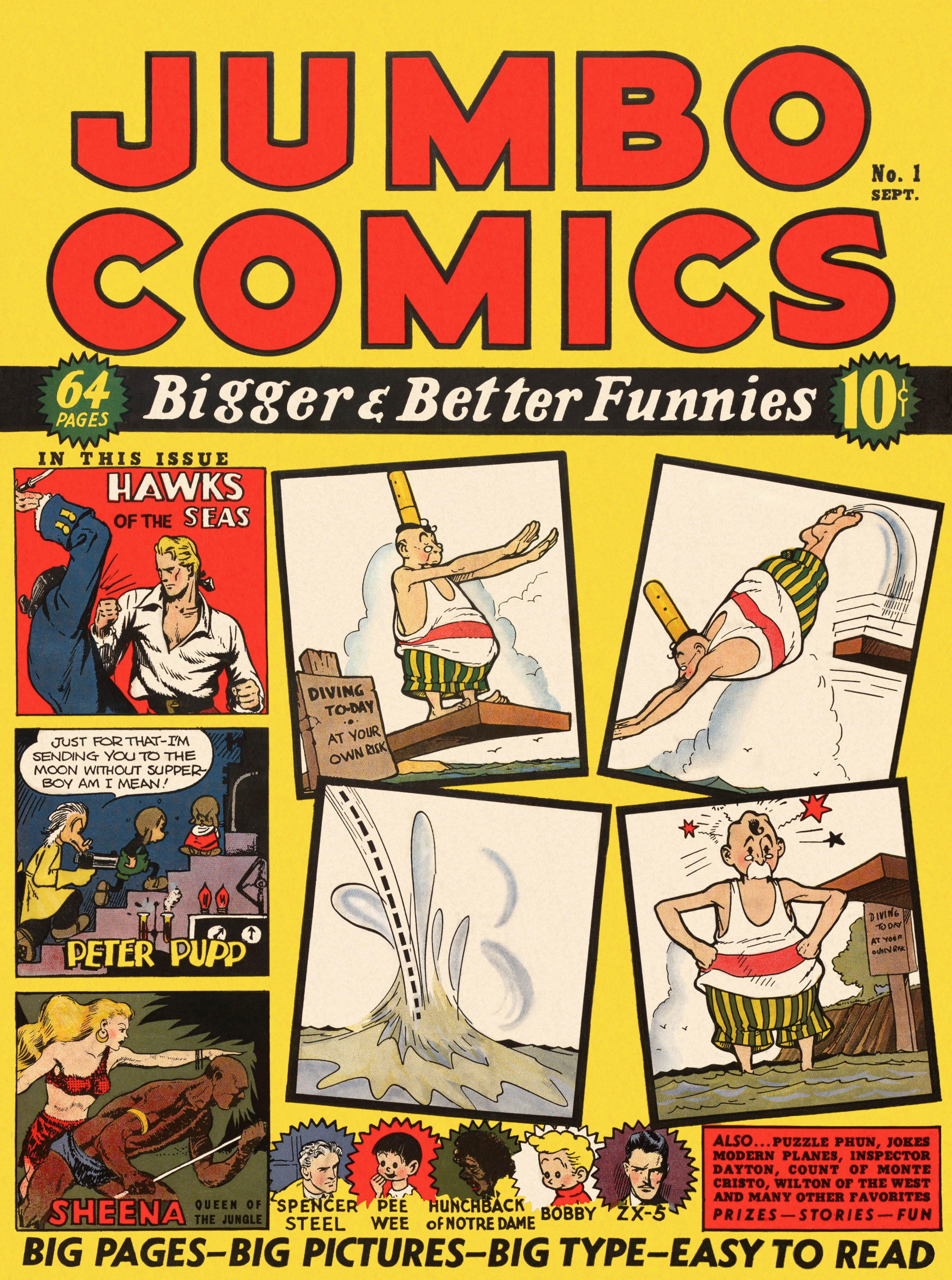 Read online Jumbo Comics comic -  Issue #1 - 1