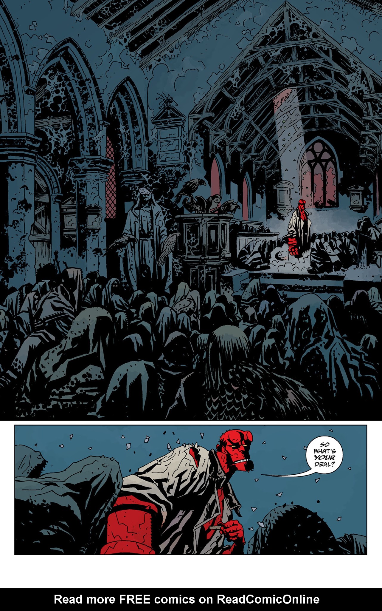 Read online Hellboy: Darkness Calls comic -  Issue # TPB - 47