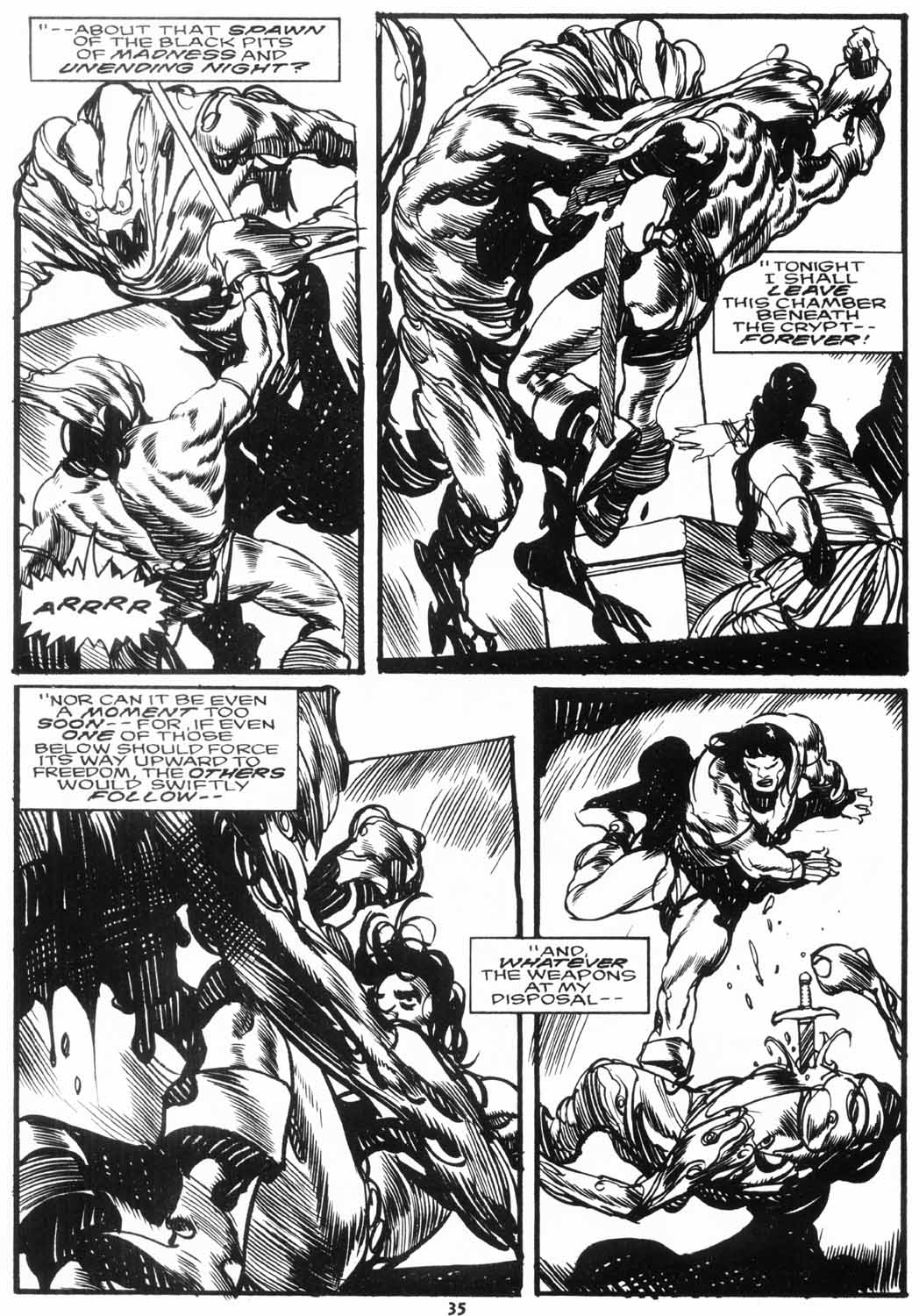 Read online The Savage Sword Of Conan comic -  Issue #224 - 37