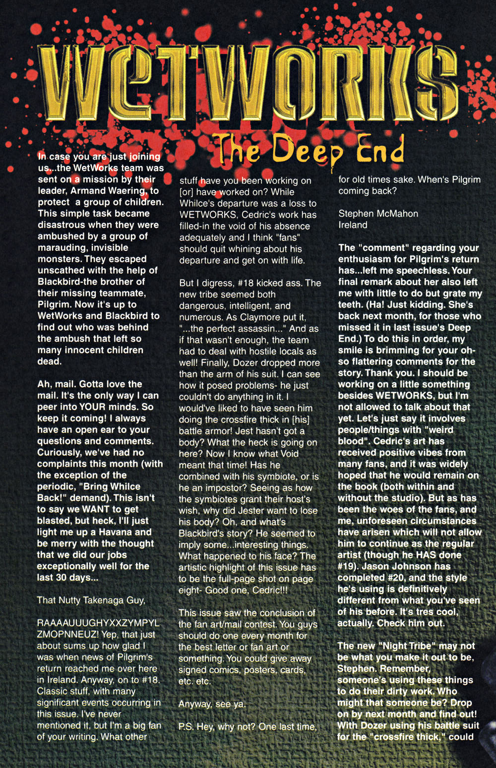 Read online Wetworks comic -  Issue #19 - 24