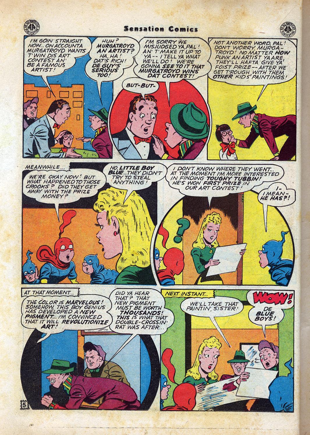 Read online Sensation (Mystery) Comics comic -  Issue #47 - 20