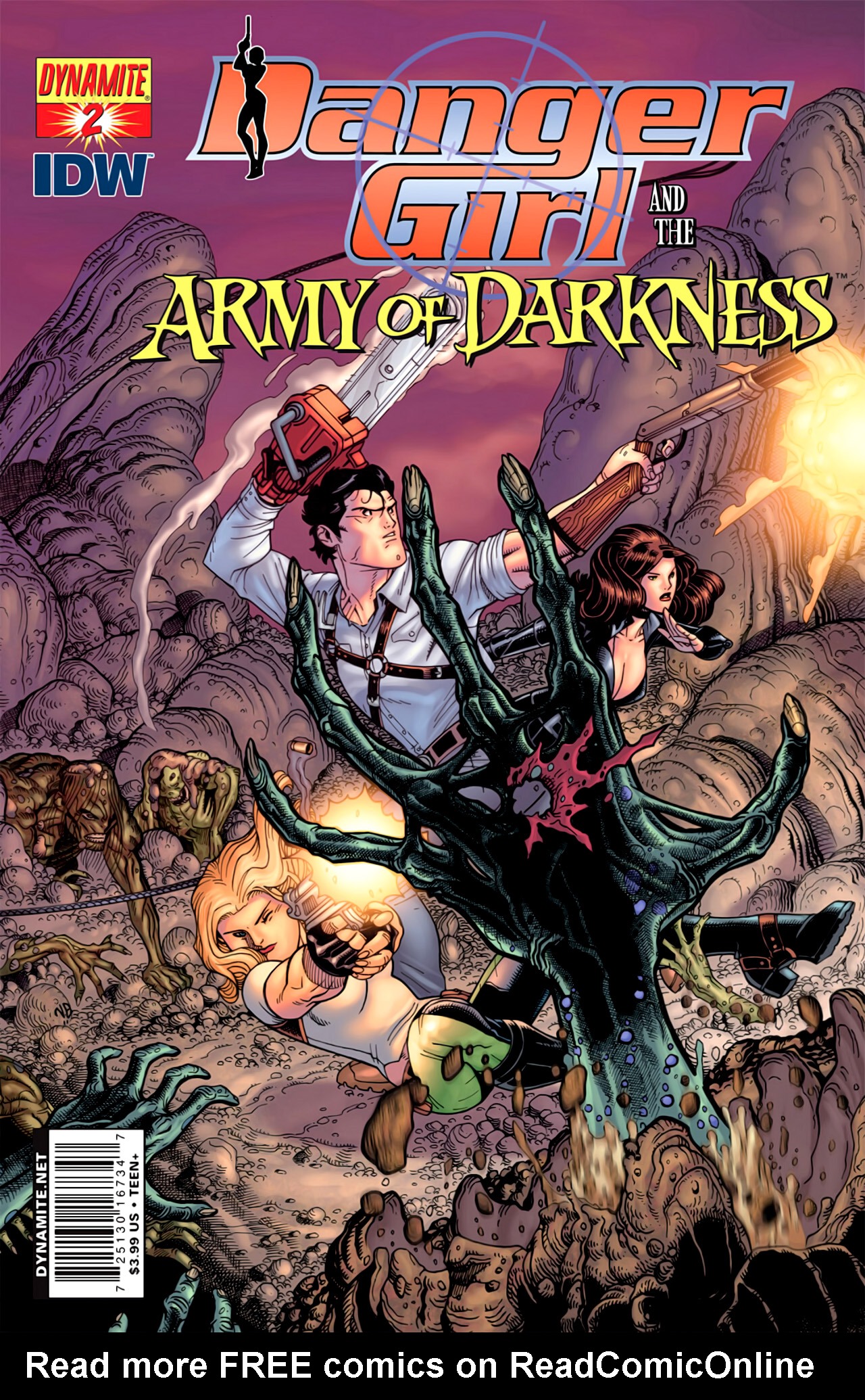 Read online Danger Girl and the Army of Darkness comic -  Issue #2 - 1