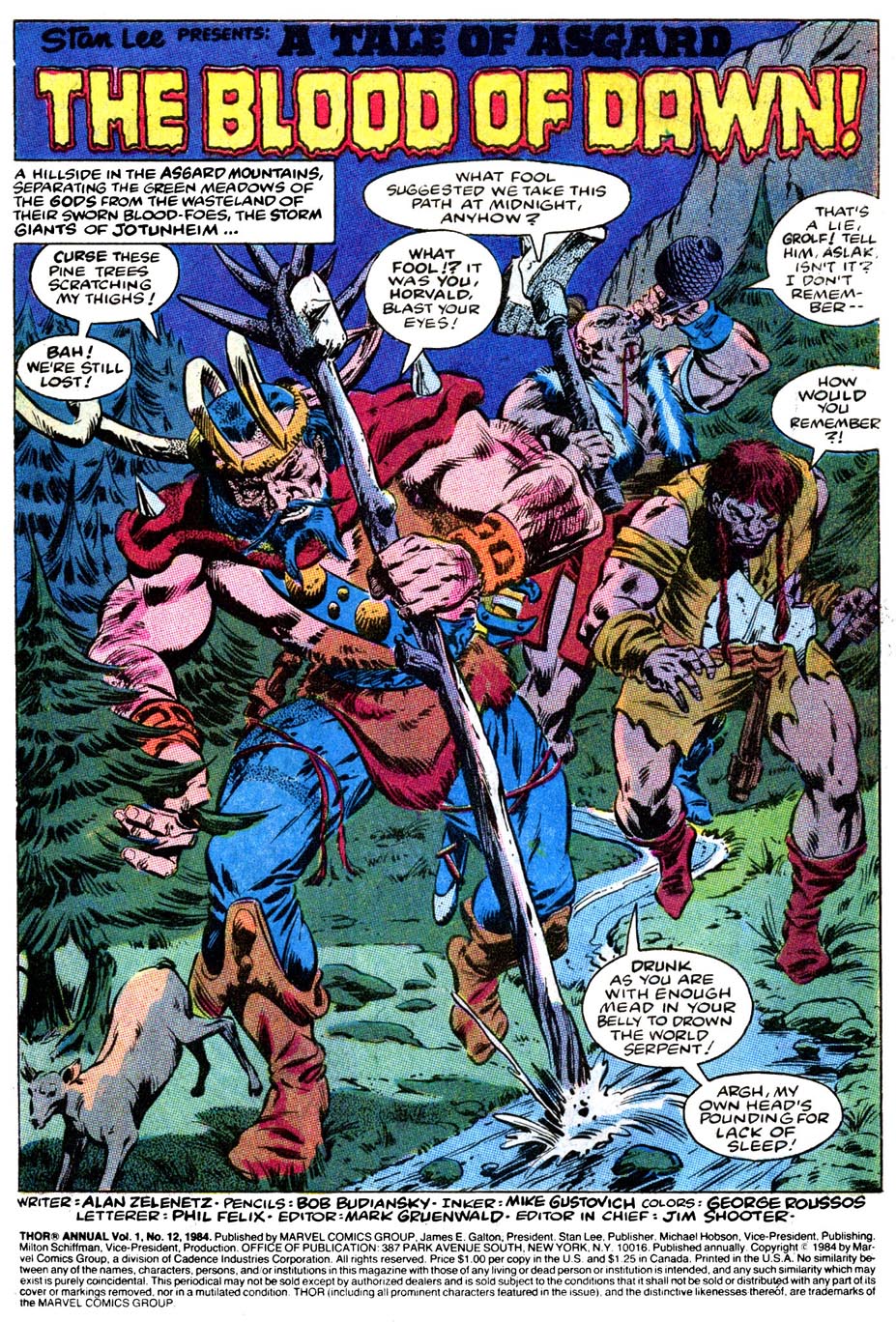 Read online Thor (1966) comic -  Issue # _Annual 12 - 2