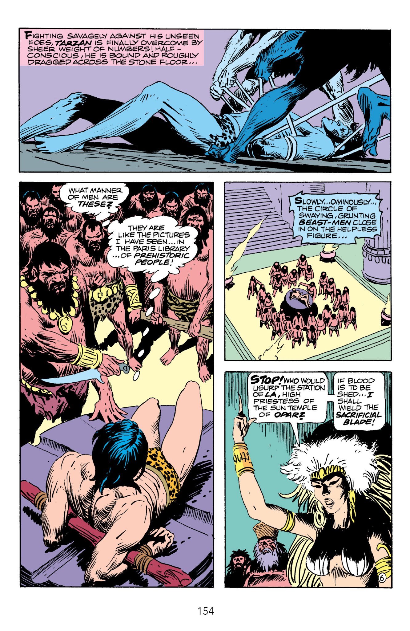 Read online Edgar Rice Burroughs' Tarzan The Joe Kubert Years comic -  Issue # TPB 2 (Part 2) - 49