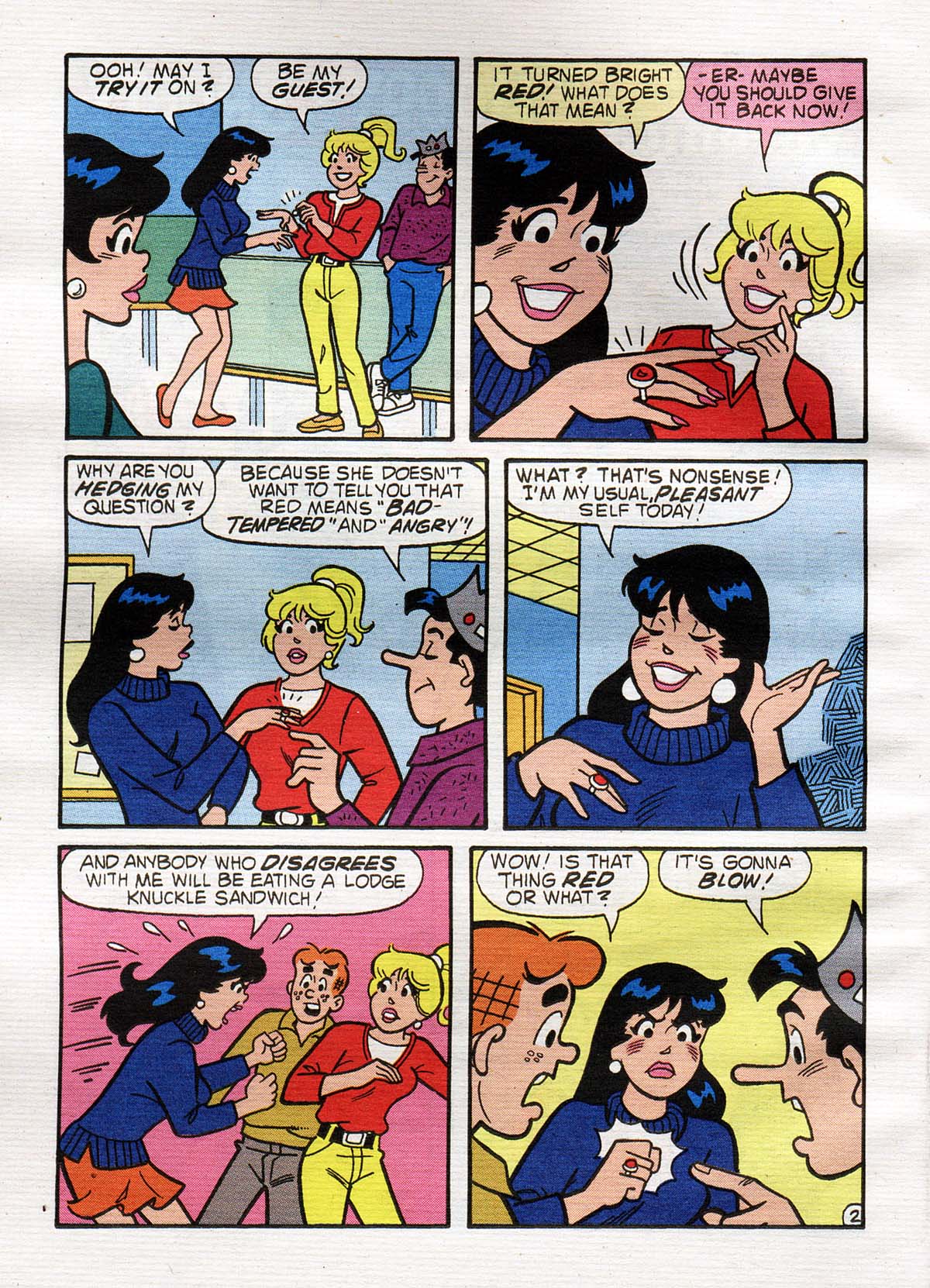 Read online Betty and Veronica Digest Magazine comic -  Issue #124 - 9