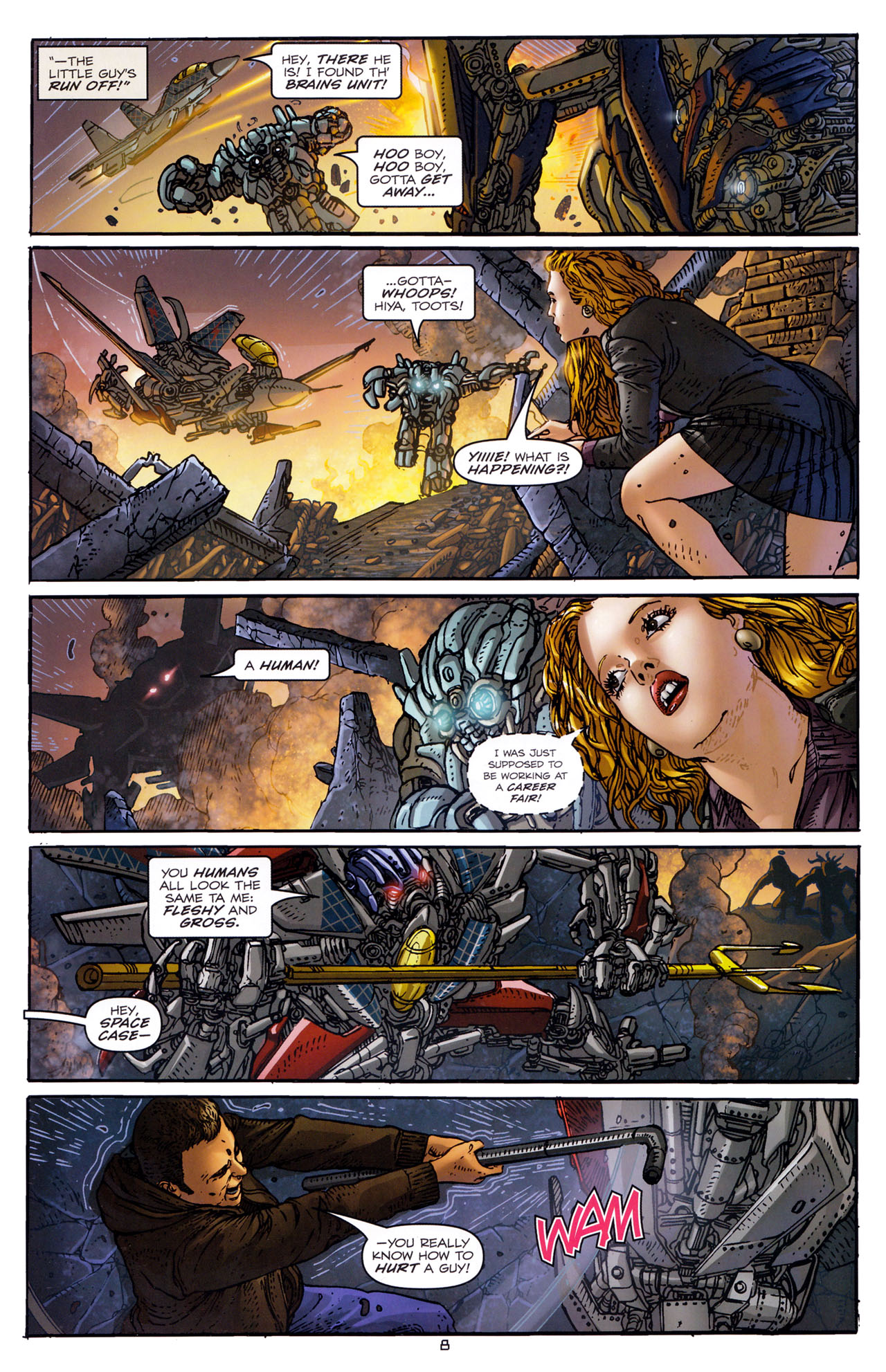 Read online Transformers: Dark of the Moon Rising Storm comic -  Issue #3 - 9