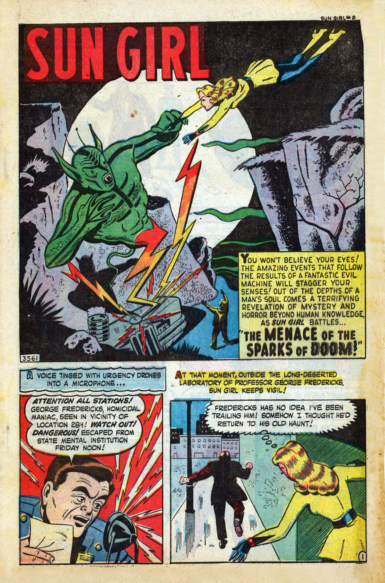 Read online Sun Girl comic -  Issue #2 - 2