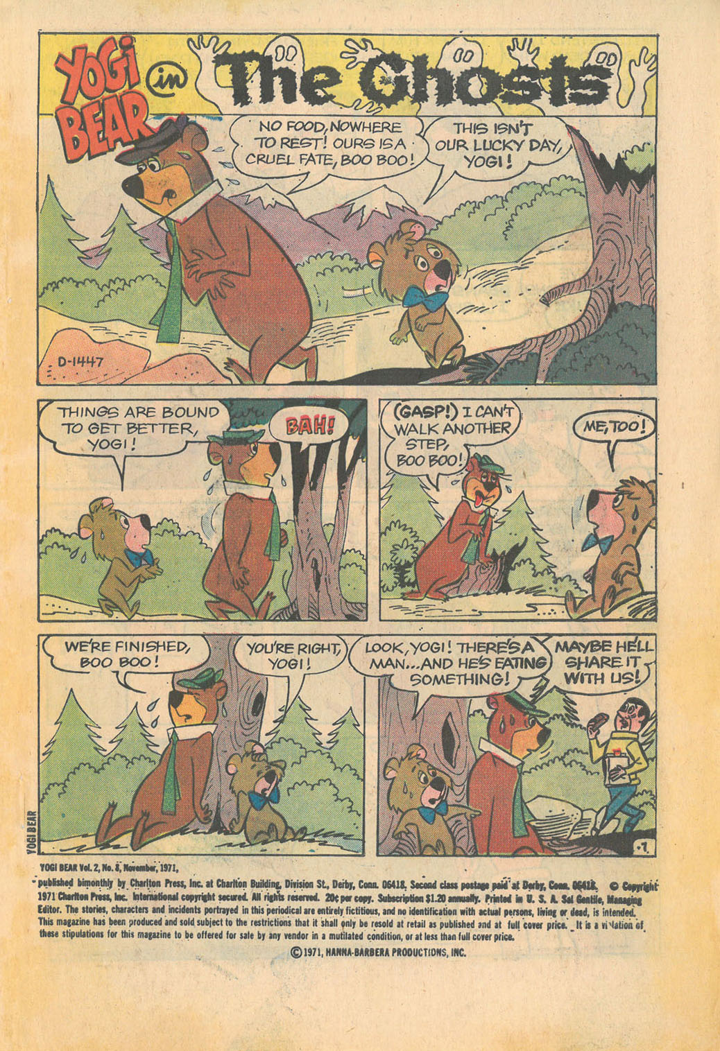 Read online Yogi Bear (1970) comic -  Issue #8 - 3