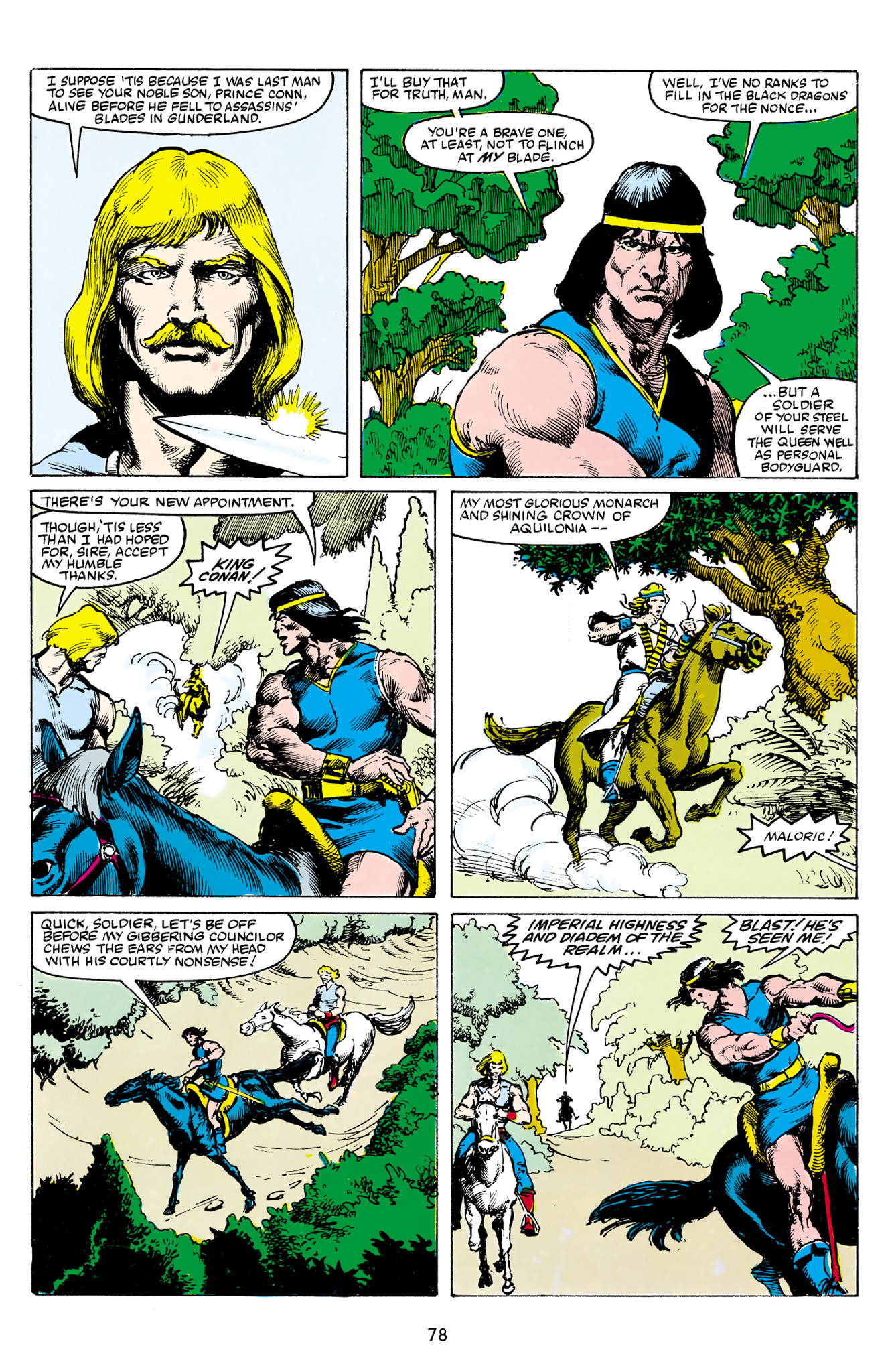 Read online The Chronicles of King Conan comic -  Issue # TPB 6 (Part 1) - 78