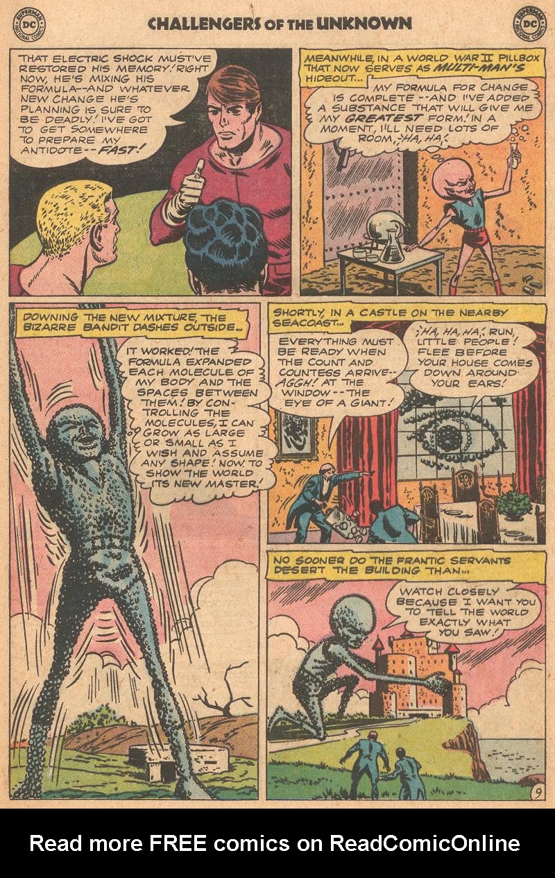 Read online Challengers of the Unknown (1958) comic -  Issue #30 - 11