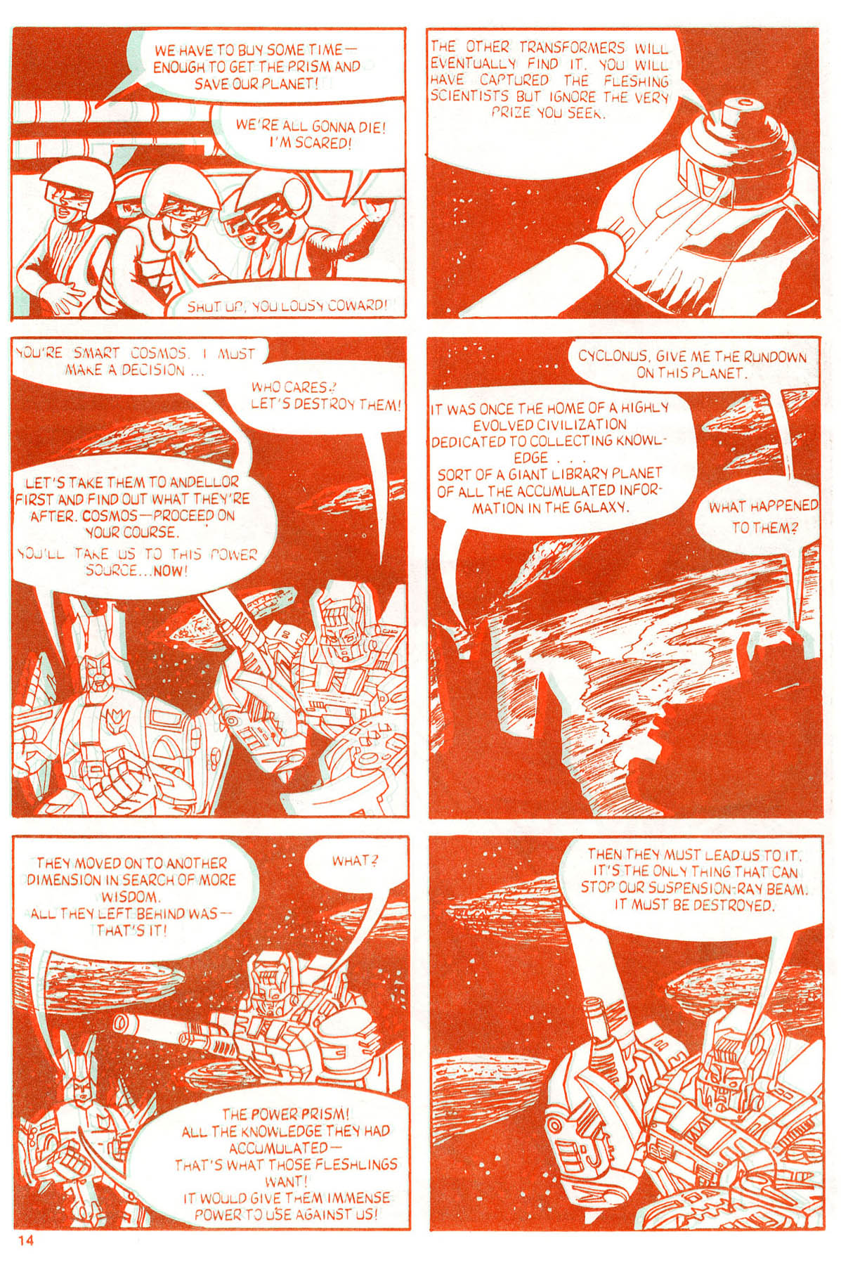 Read online The Transformers in 3-D comic -  Issue #2 - 16