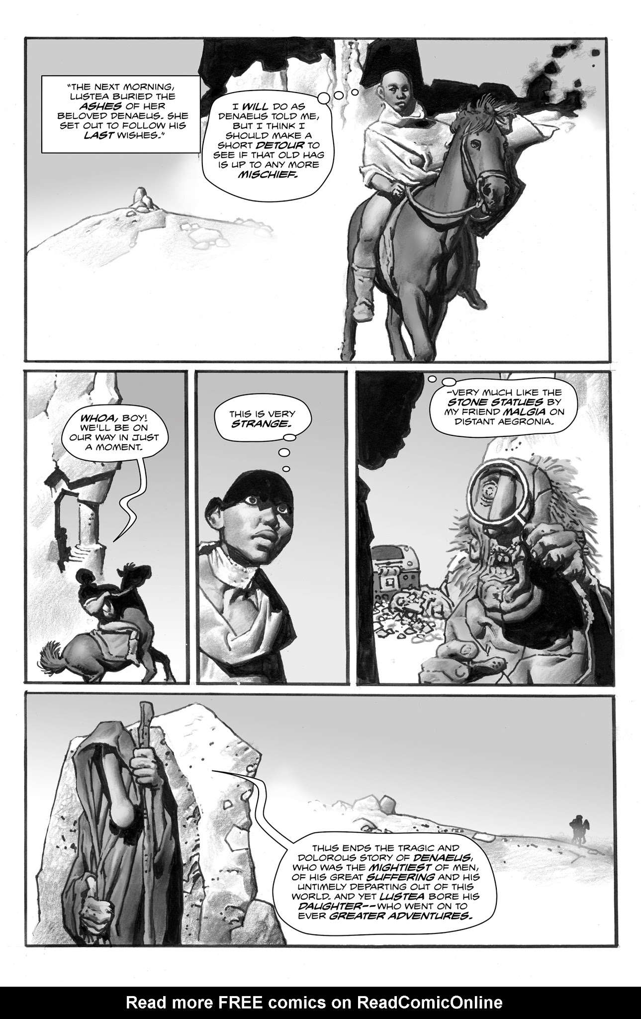 Read online Shadows on the Grave comic -  Issue #8 - 34