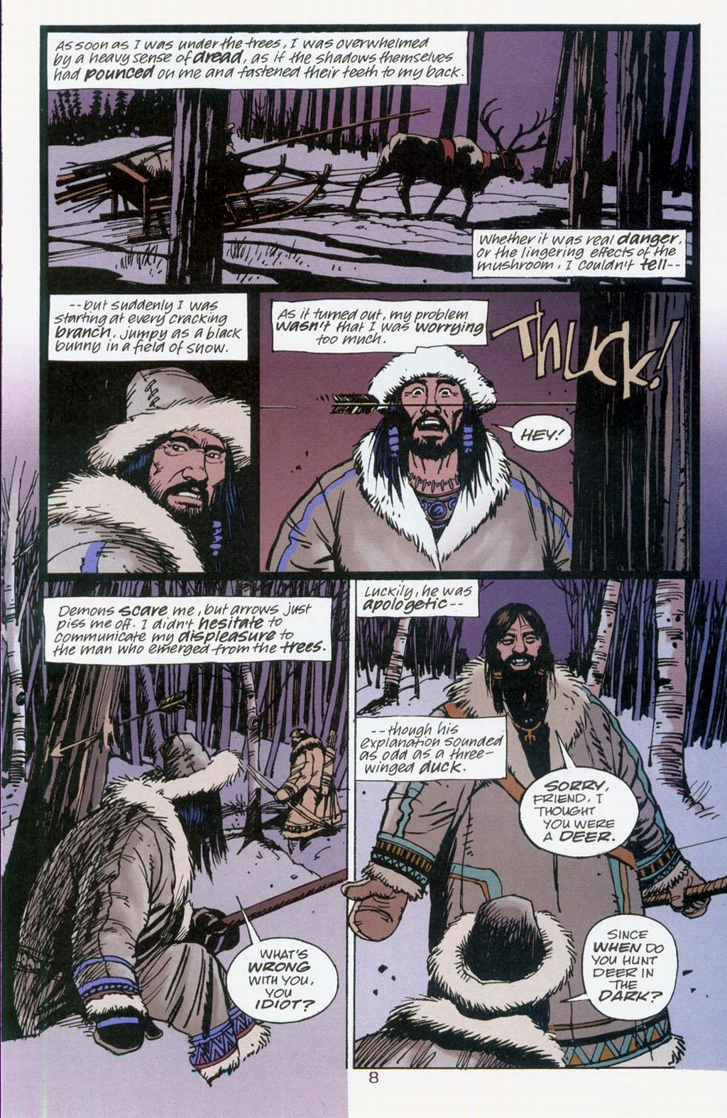 Read online Muktuk Wolfsbreath: Hard-Boiled Shaman comic -  Issue #1 - 8