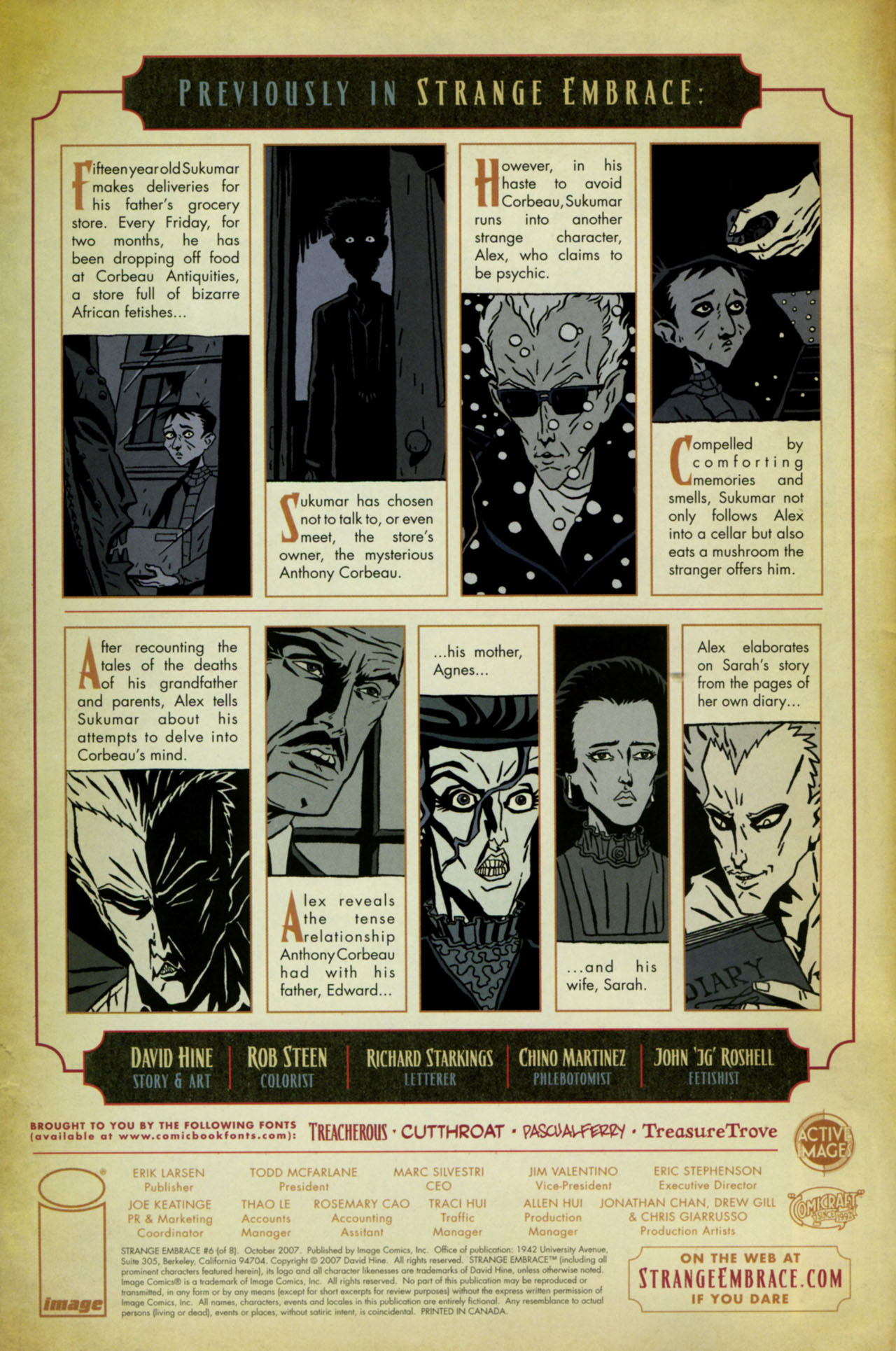 Read online Strange Embrace comic -  Issue #6 - 2