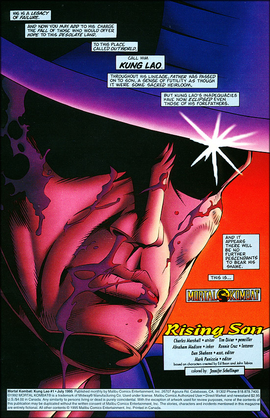 Read online Mortal Kombat: Kung Lao comic -  Issue # Full - 2