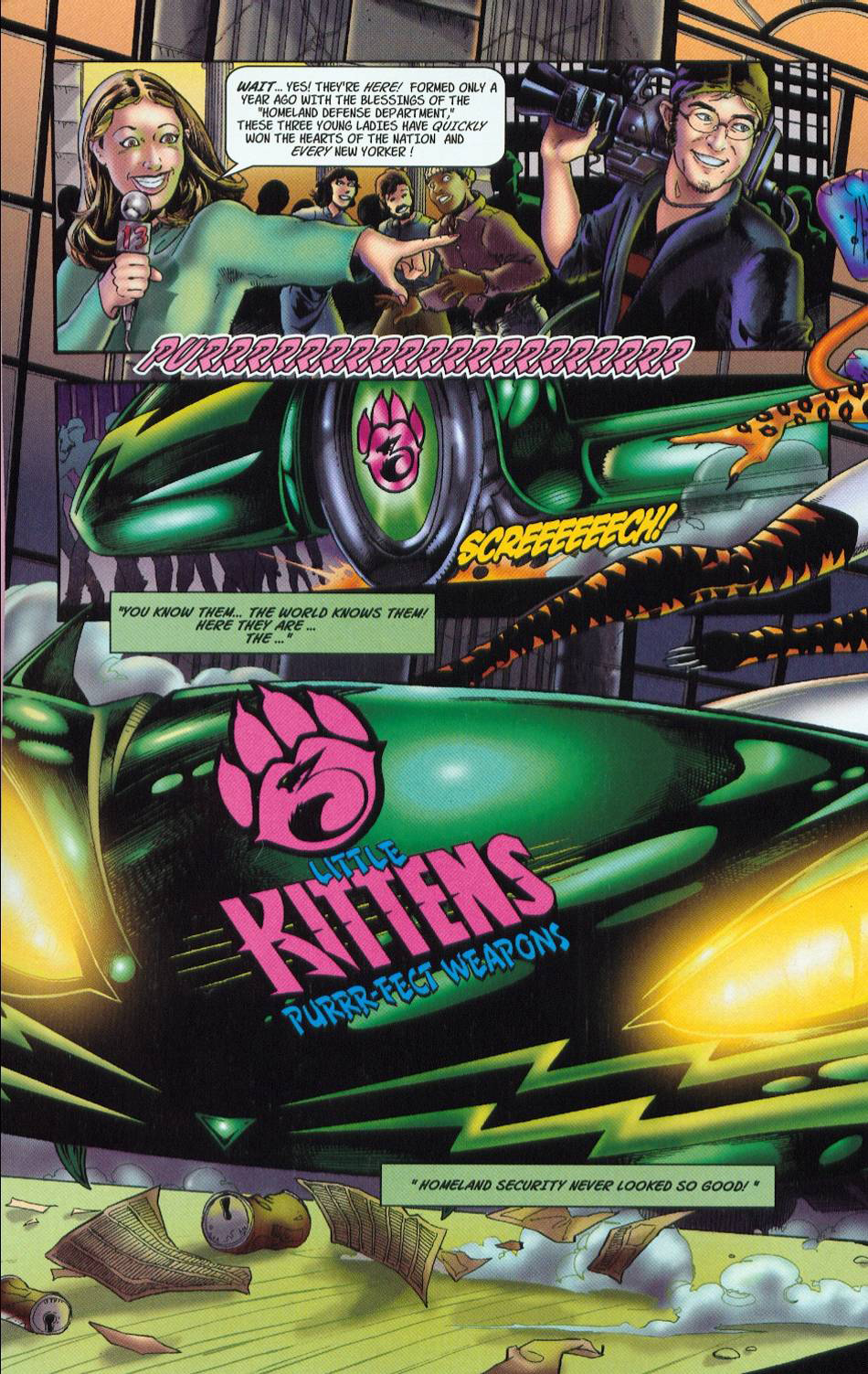 Read online 3 Little Kittens: Purrr-fect Weapons comic -  Issue #1 - 4