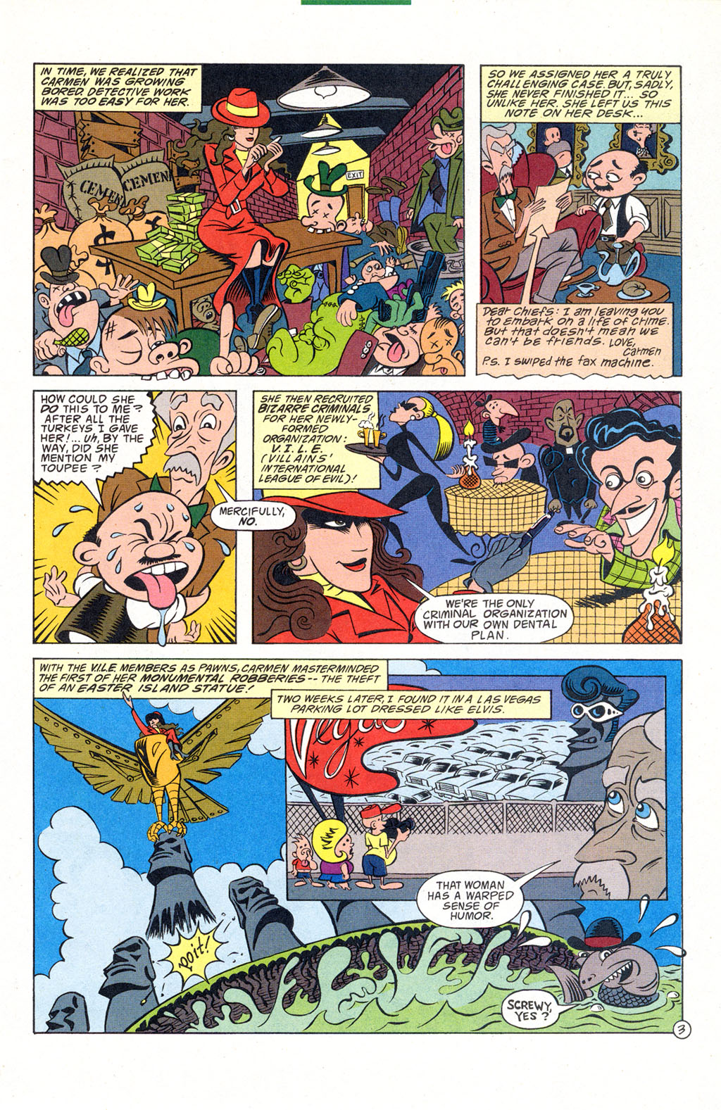 Read online Where In The World Is Carmen Sandiego? comic -  Issue #1 - 4