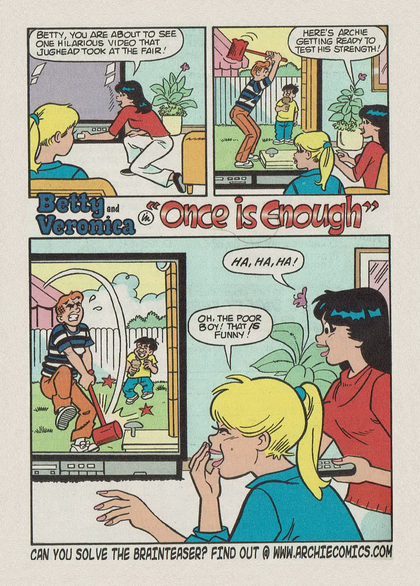 Read online Betty and Veronica Digest Magazine comic -  Issue #165 - 68