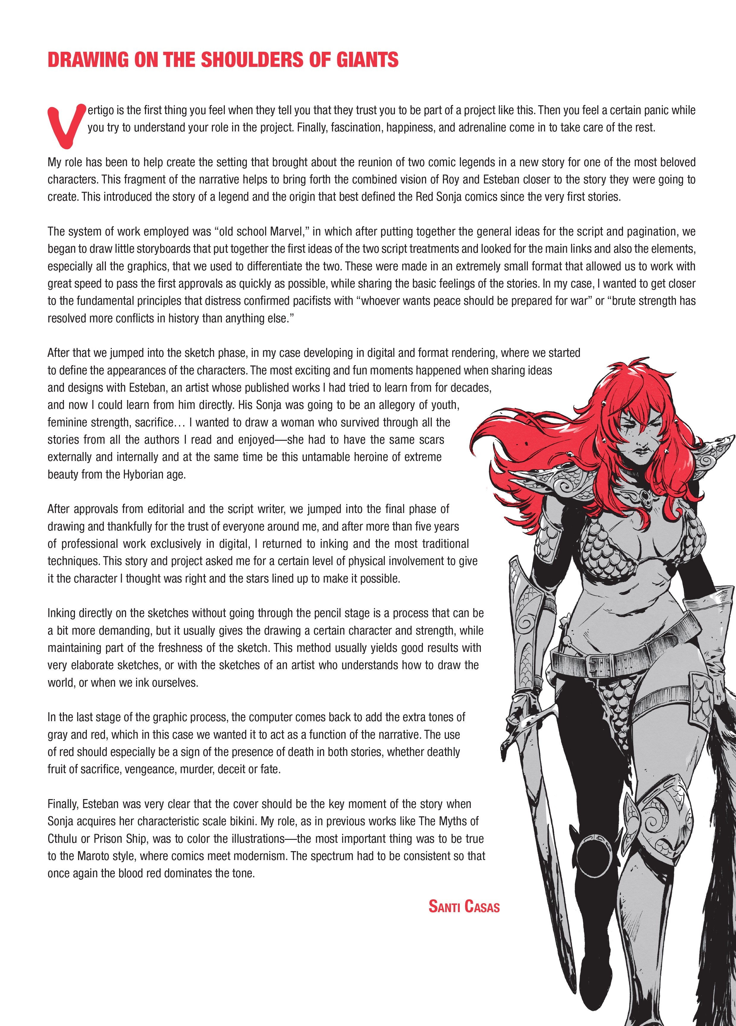 Read online Red Sonja: Ballad of the Red Goddess comic -  Issue # TPB - 12