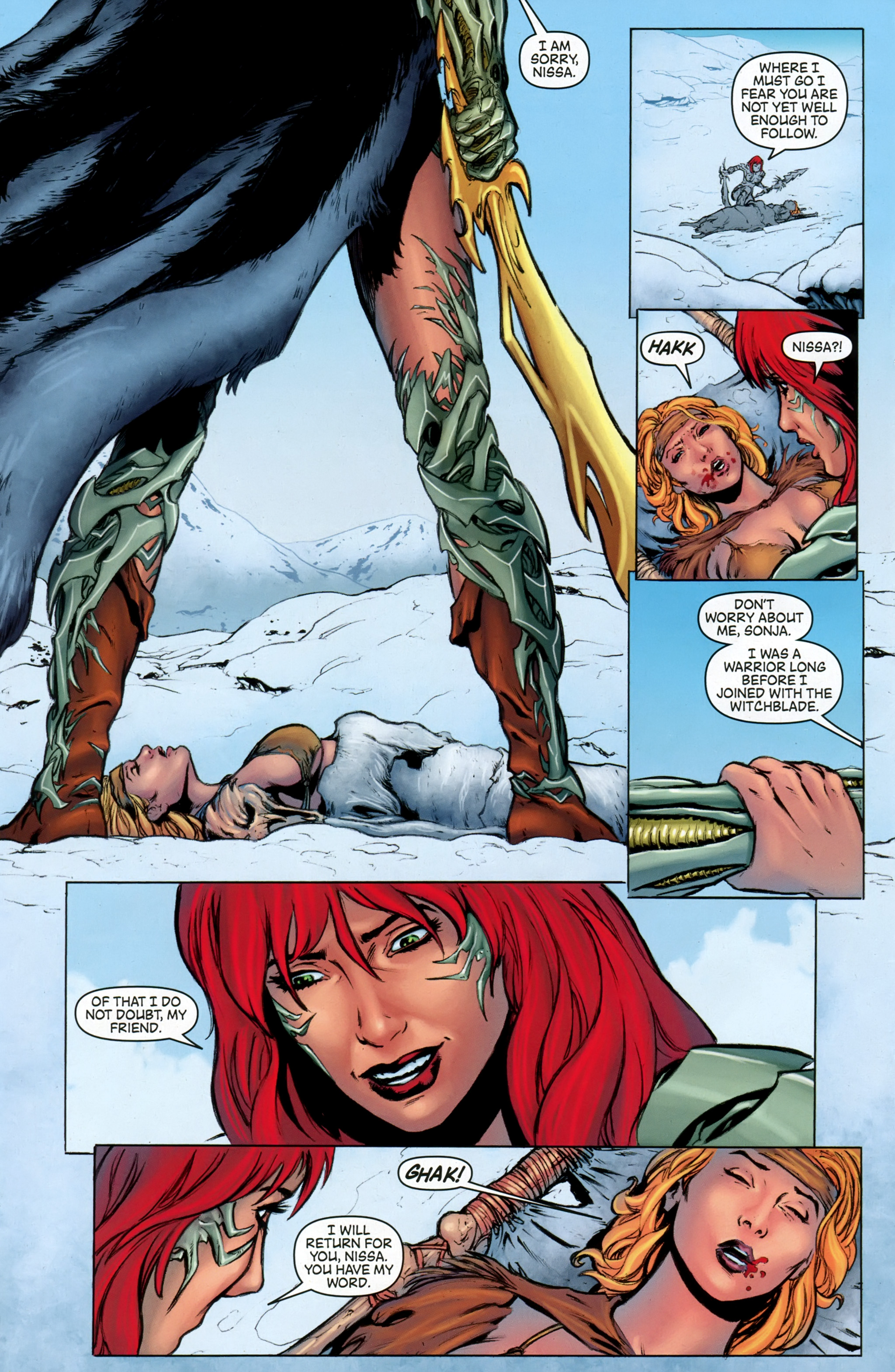 Read online Witchblade/Red Sonja comic -  Issue #4 - 11