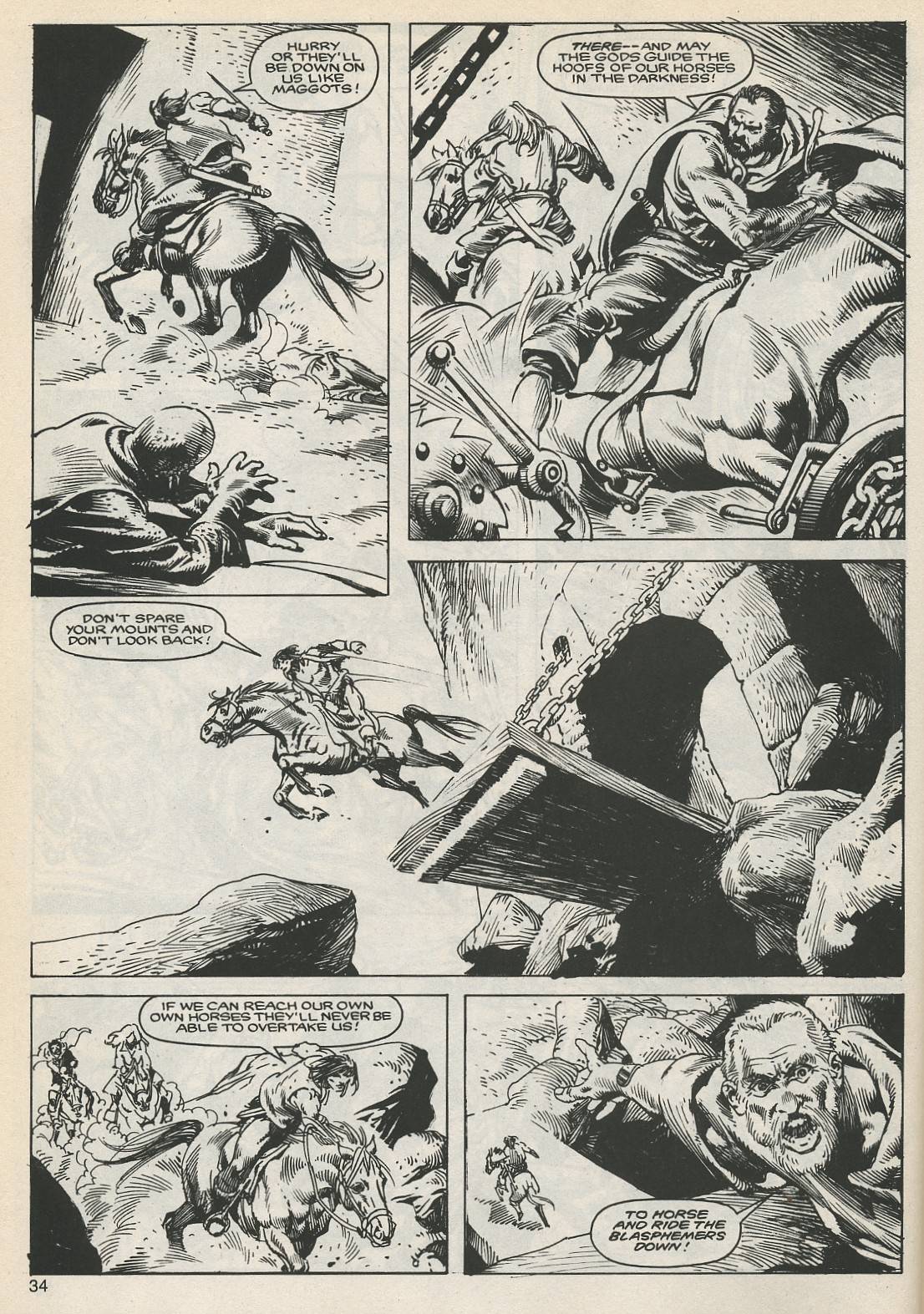 Read online The Savage Sword Of Conan comic -  Issue #127 - 34