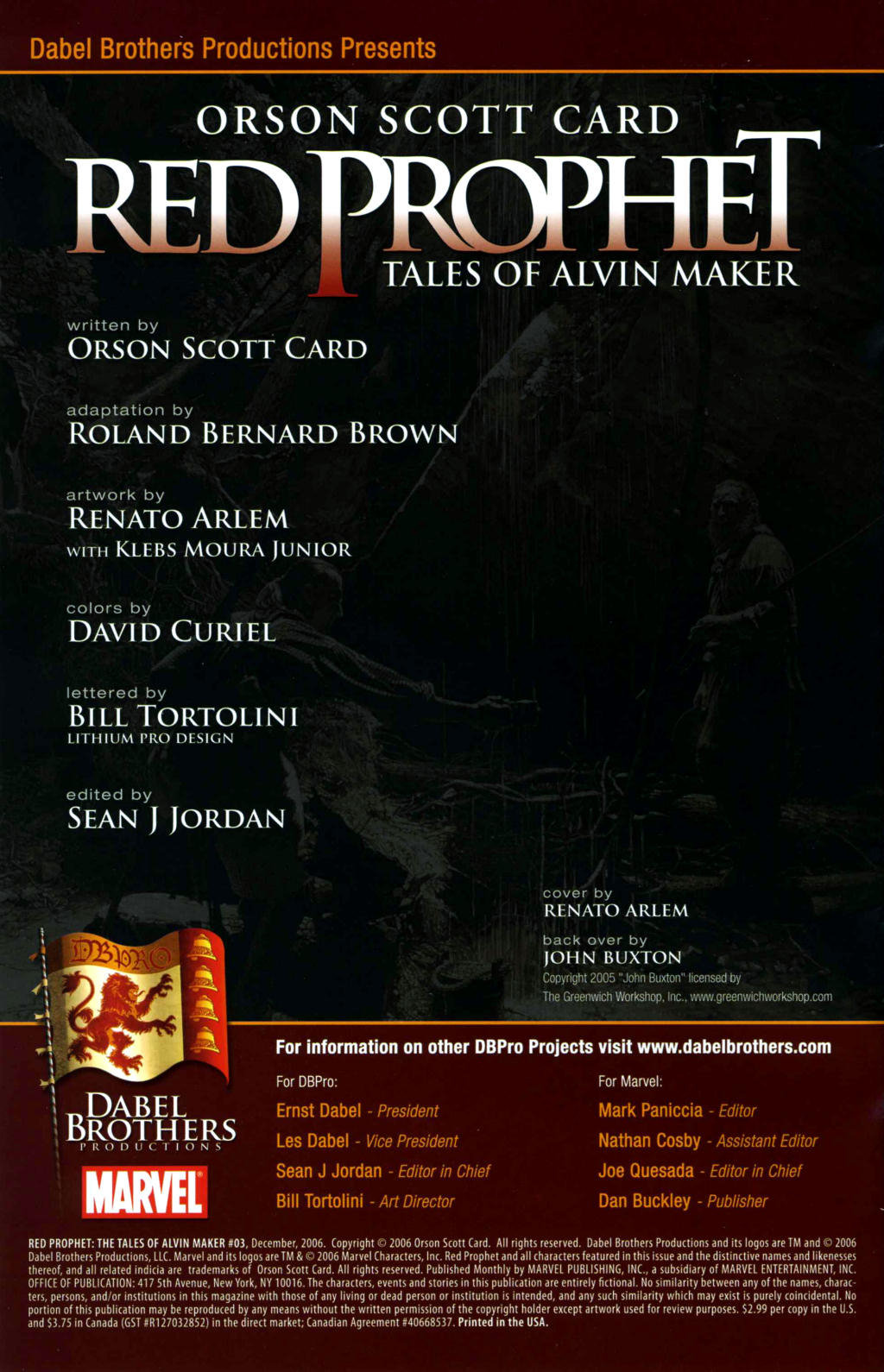 Read online Red Prophet: The Tales of Alvin Maker comic -  Issue #3 - 2