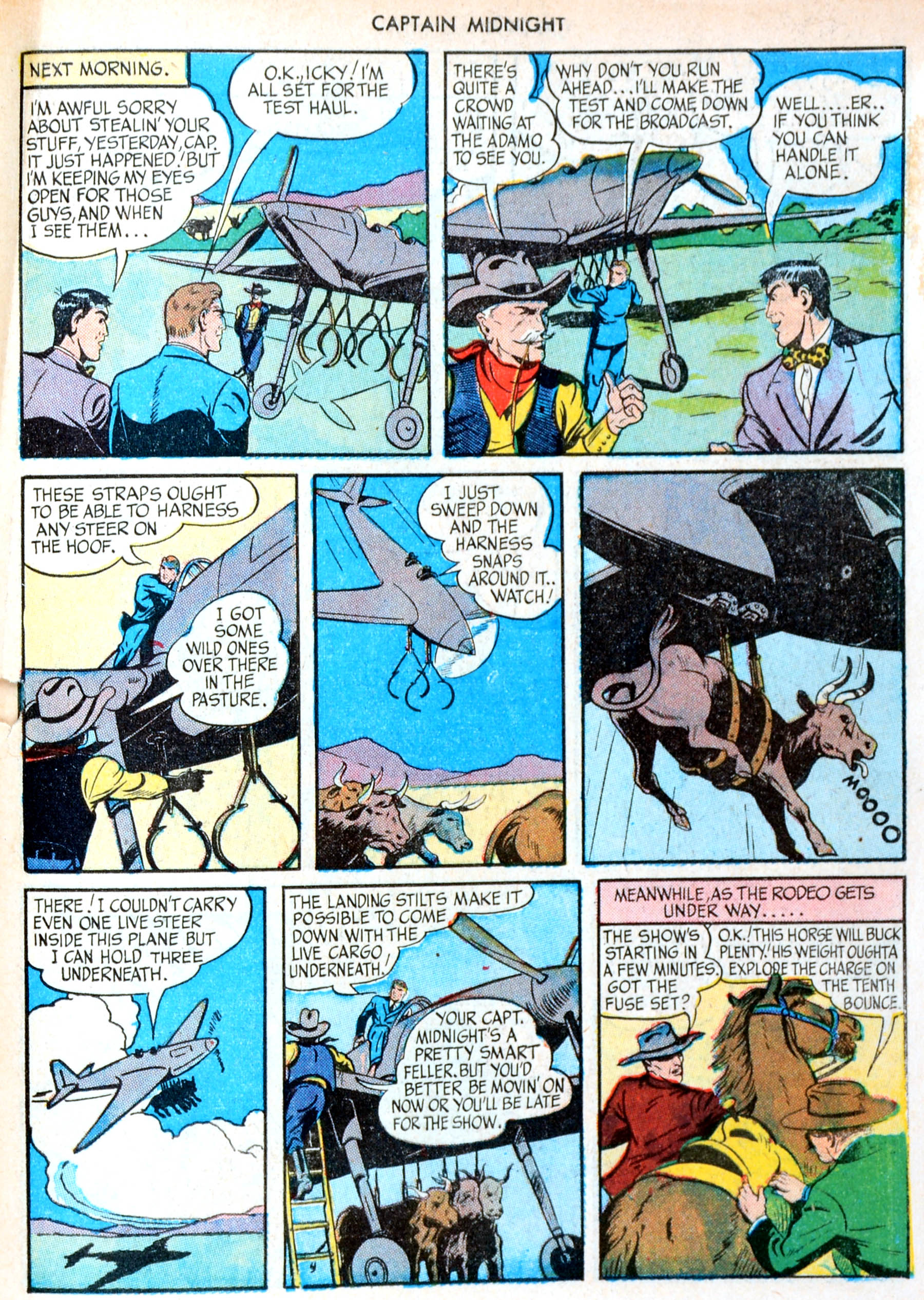 Read online Captain Midnight (1942) comic -  Issue #25 - 19