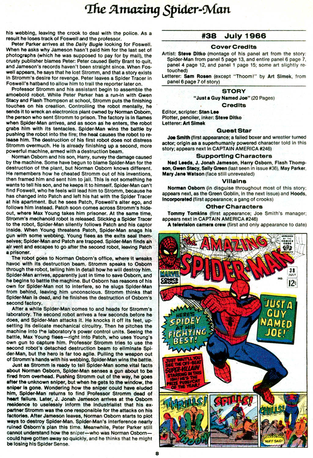 Read online The Official Marvel Index to The Amazing Spider-Man comic -  Issue #2 - 10
