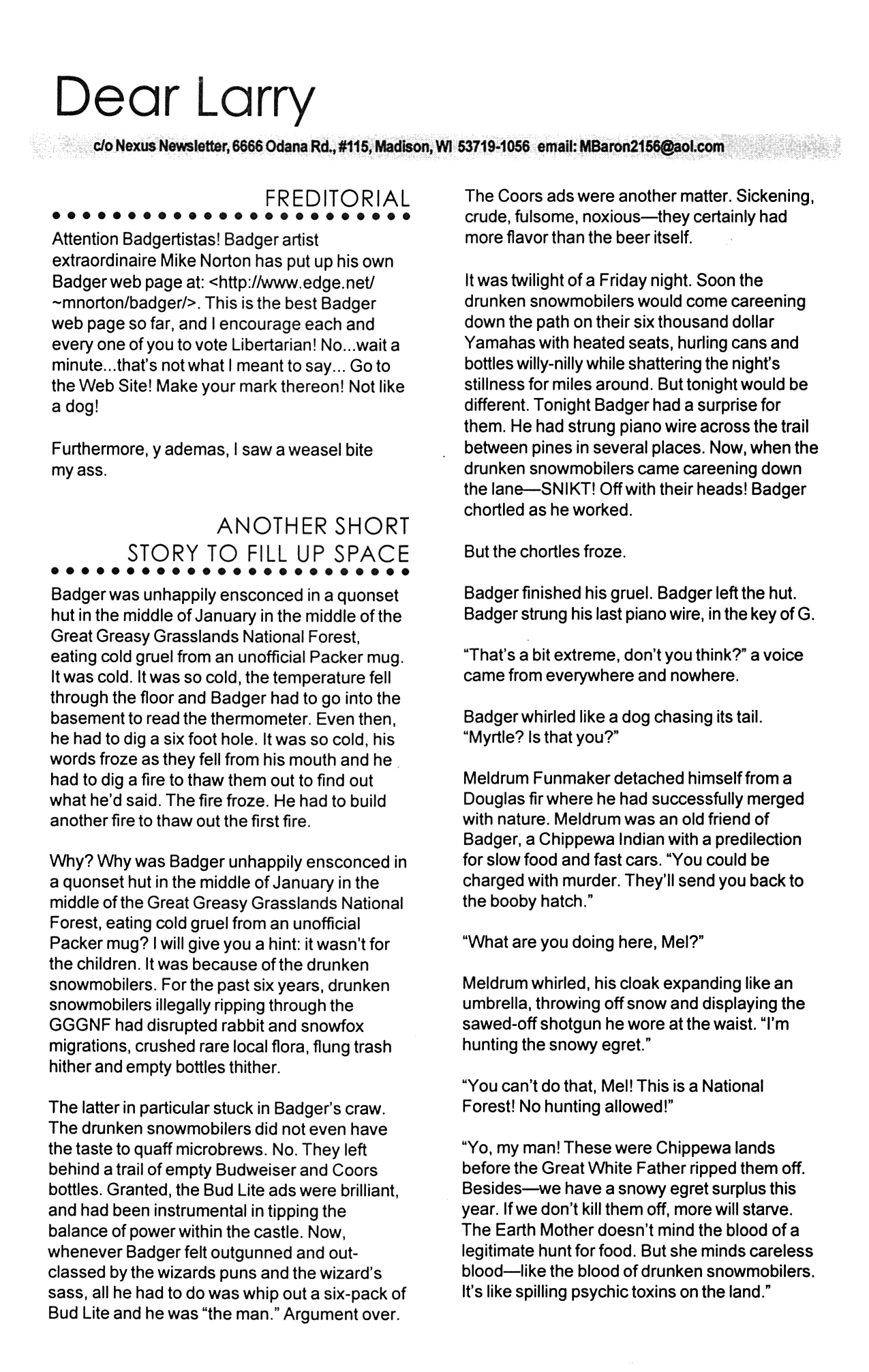 Read online The Badger (1997) comic -  Issue #9 - 25