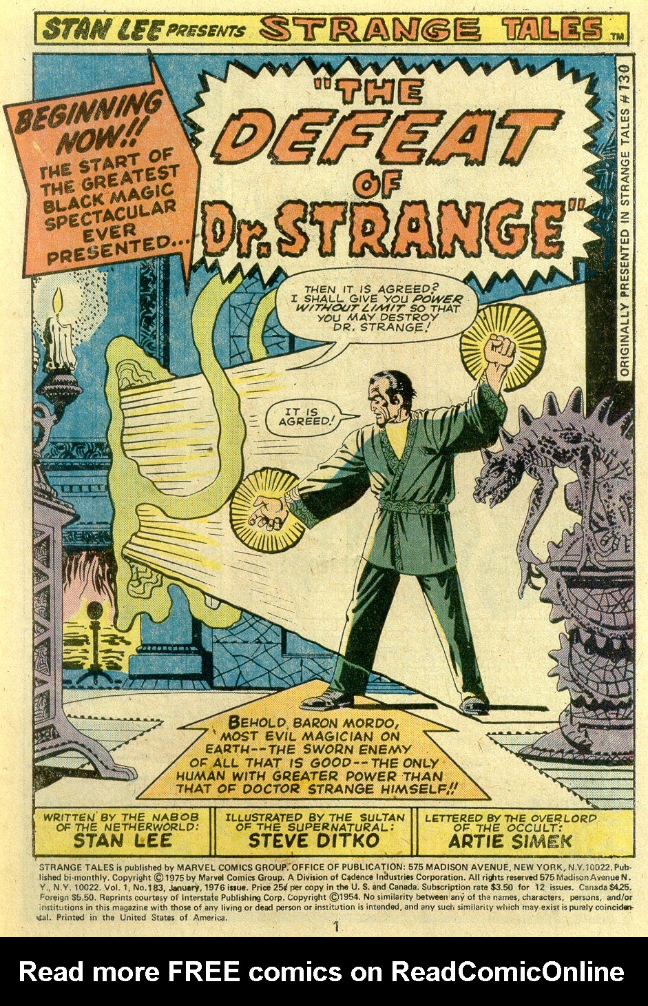 Strange Tales (1951) Issue #183 #185 - English 3
