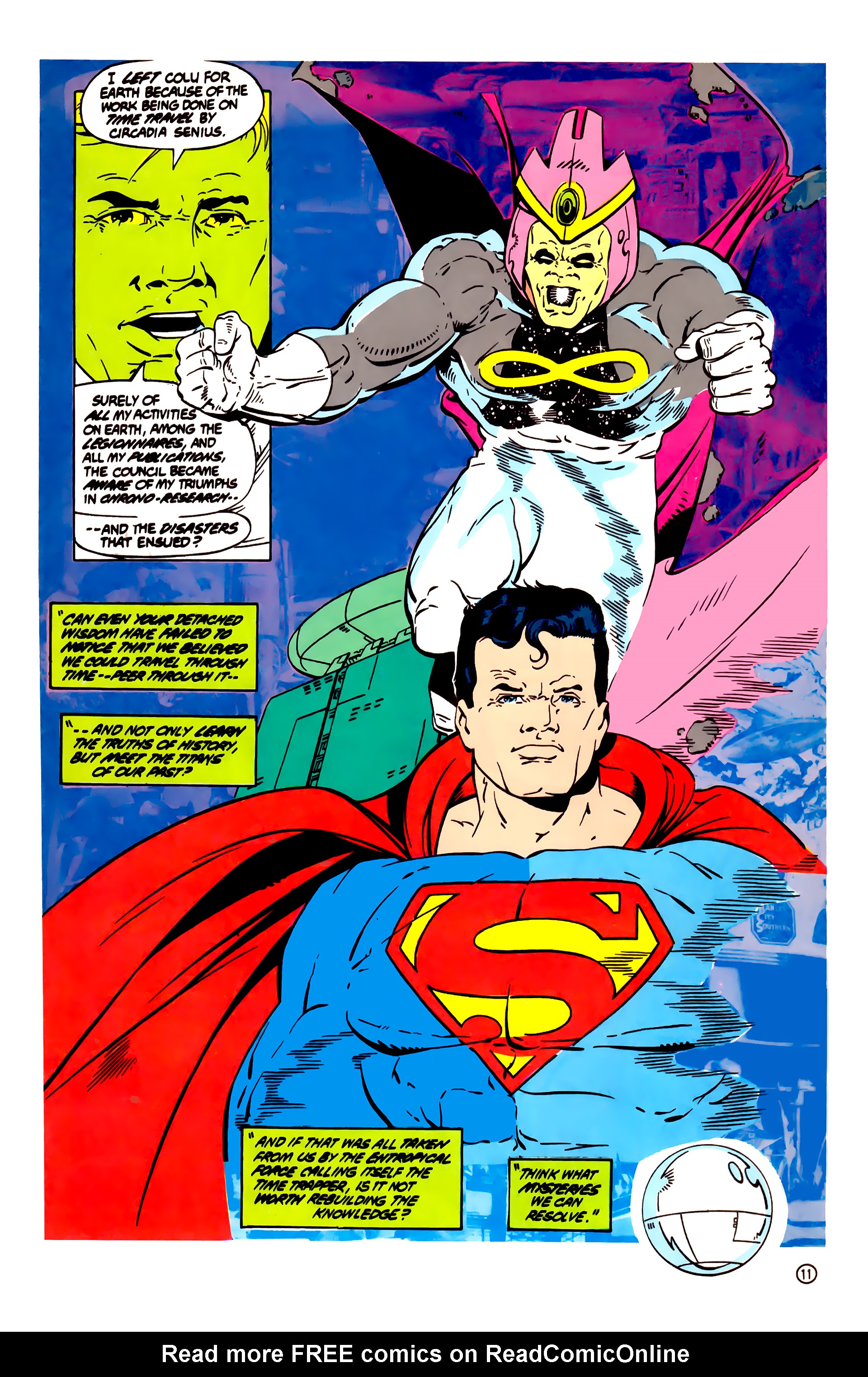 Read online Legion of Super-Heroes (1984) comic -  Issue #55 - 12