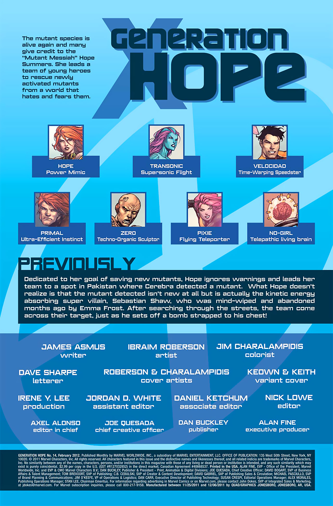 Read online Generation Hope comic -  Issue #14 - 2