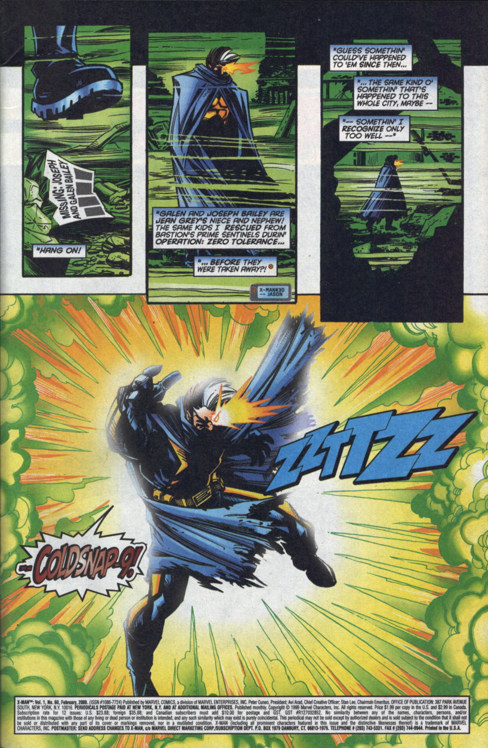 Read online X-Man comic -  Issue #60 - 2