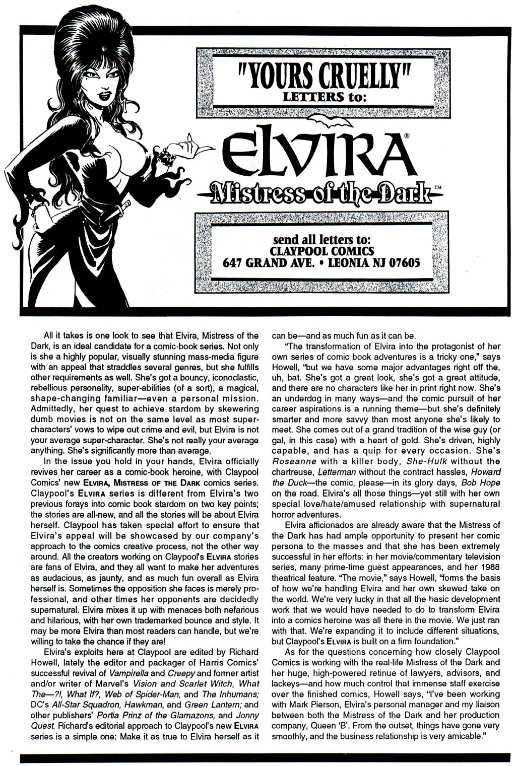 Read online Elvira, Mistress of the Dark comic -  Issue #1 - 19